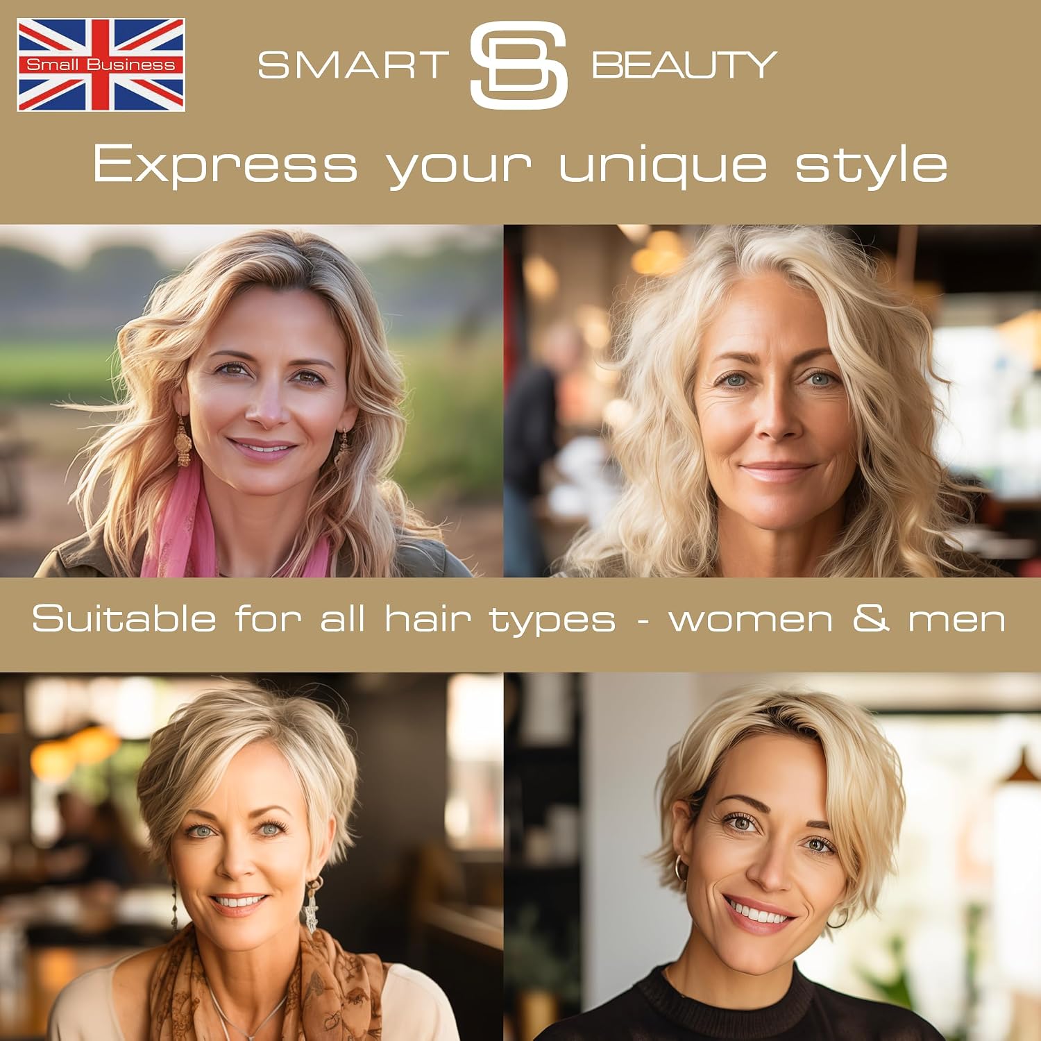 Smart Beauty Blonde Bleach-It, The Ultimate Lightener for Dark Hair, Perfect for Highlighting and Vibrant Pastel Colour, Hair Bleach Kit, Vegan & Cruelty Free