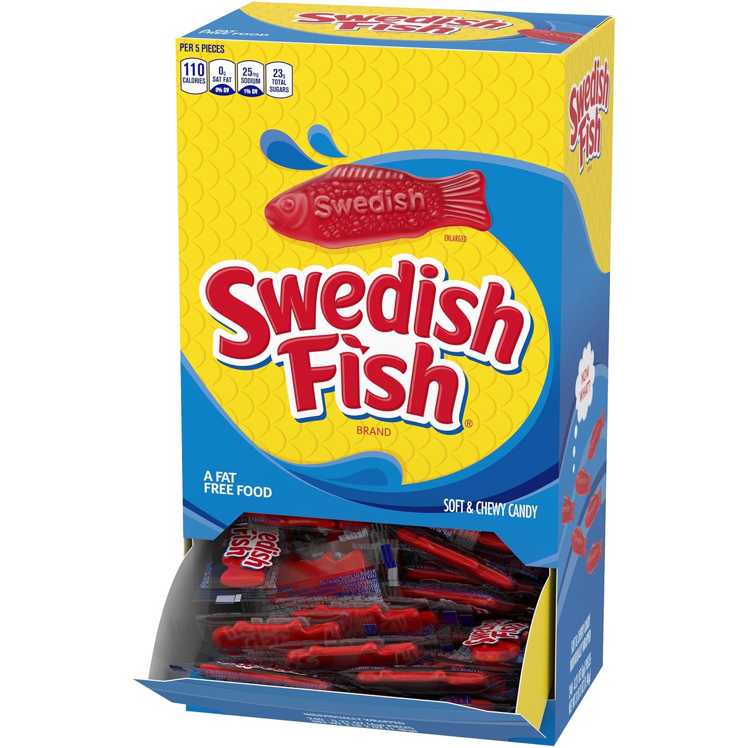 SWEDISH FISH Soft & Chewy Gummy Candy, Bulk Candy, 5 lb