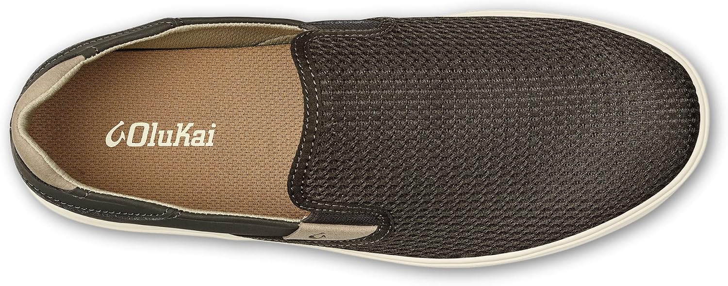 OluKai Lae'ahi Men's Slip On Shoes, Breathable Everyday Sneaker