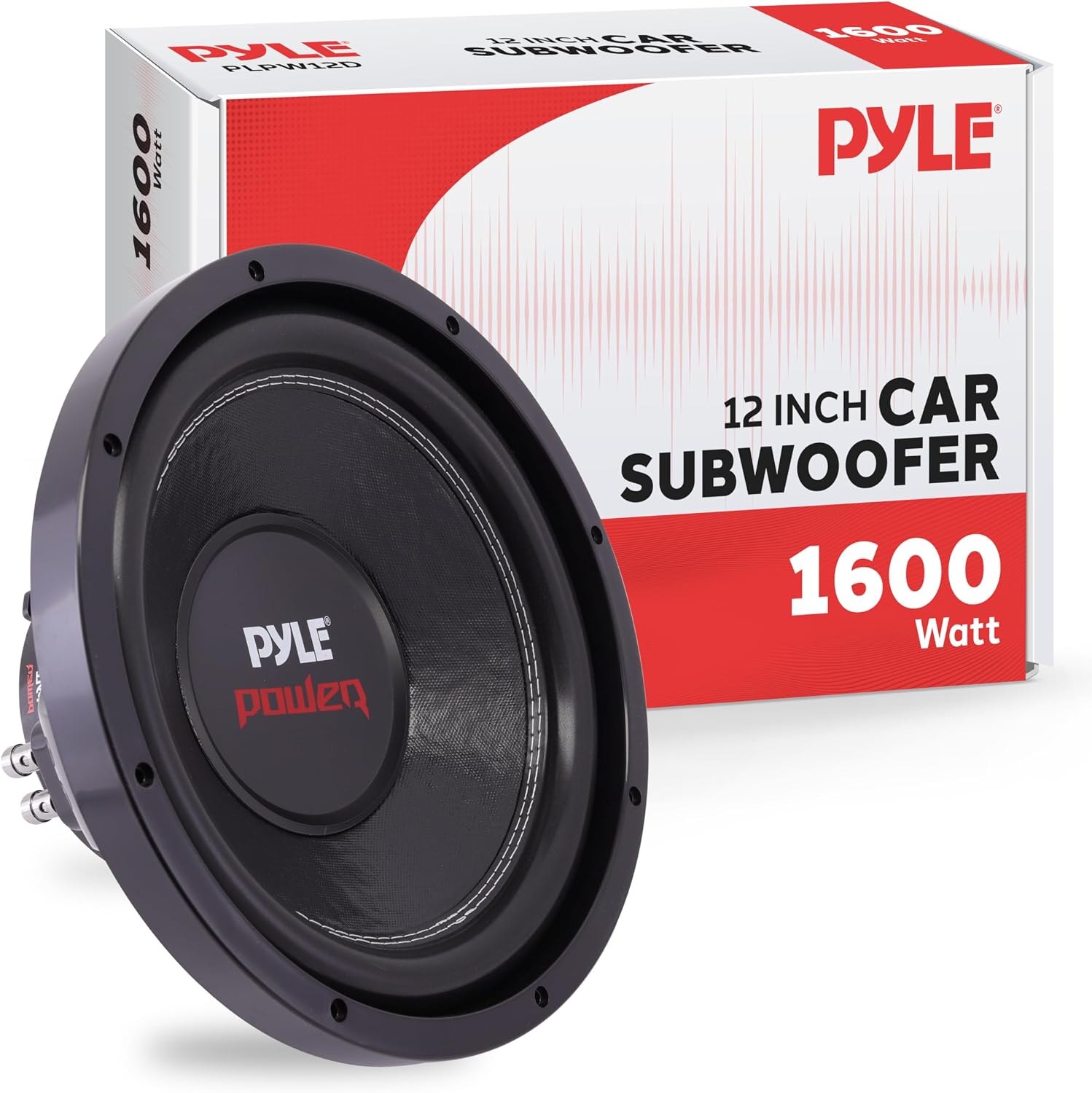 Pyle 8" Car Subwoofer Speaker - 800 Watt Dual 4 Ohm Voice Coil, Treated Foam Surround, Non-Pressed Paper Cone, 60oz Magnet - Powerful Vehicle Audio Bass Woofer for Car Stereo Systems - PLPW8D (Black)