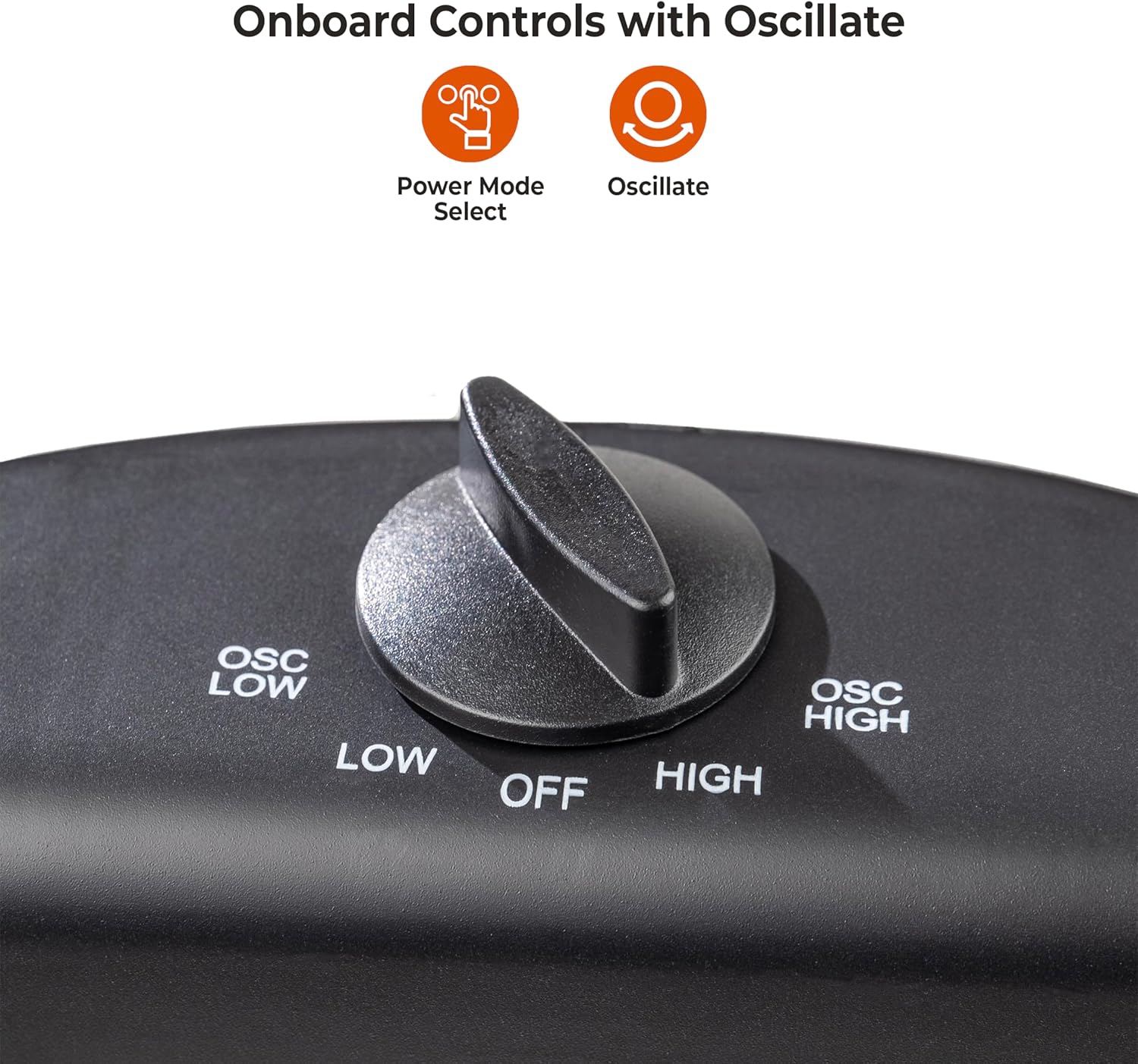 Comfort Zone Oscillating Portable Space Heater, Flat Panel, Halogen, Infrared, Electric, Adjustable Tilt, Overheat Sensor, Stay-Cool