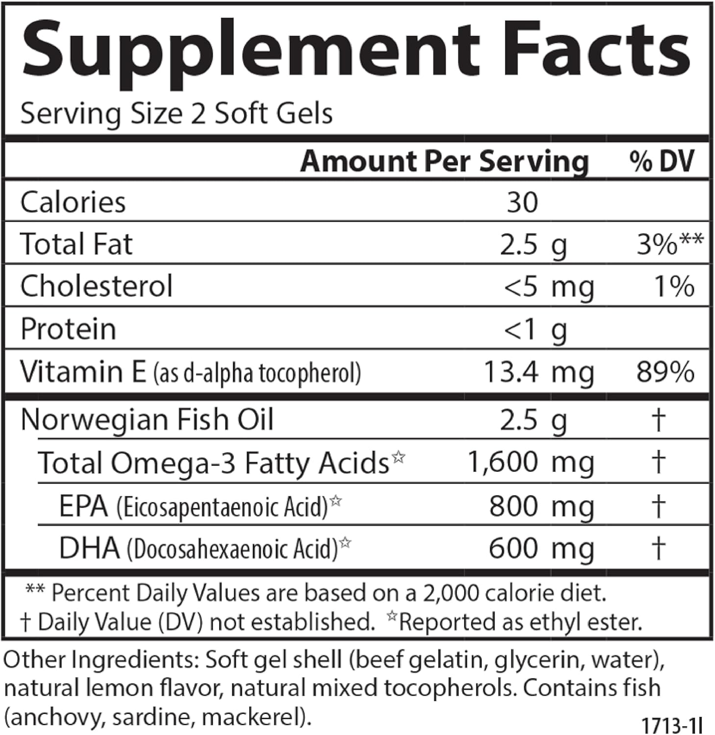 Carlson Elite Omega-3 Gems, 1600 mg, from Norway, Lemon, 90 + 30 Softgels | Omega-3 Fatty Acids Including EPA and DHA; Wild-Caught Fish Oil Supplement; Sustainably Sourced Omega 3 Fish Oil Capsules