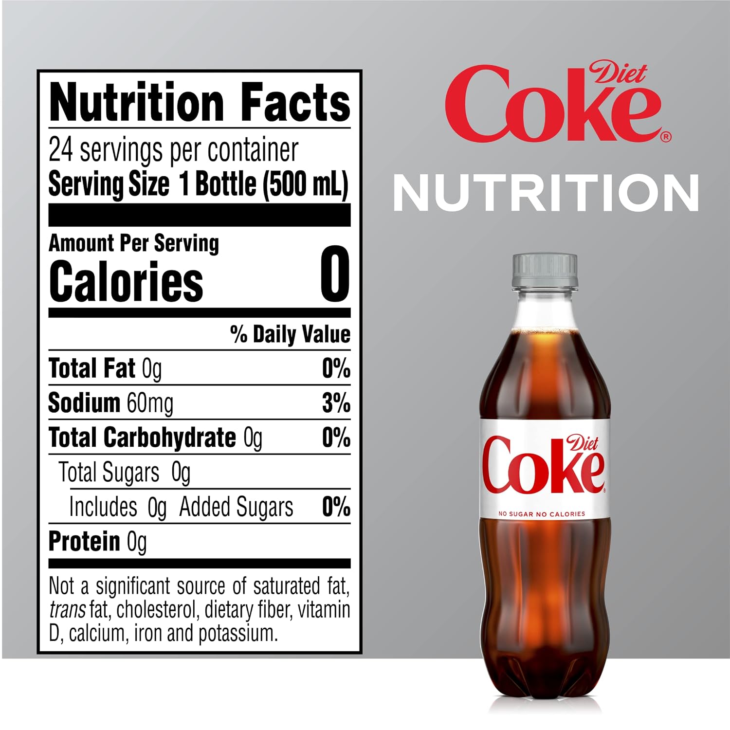 Diet Coke Soda Soft Drink Cans, 12 fl oz, 12 Pack | No sugar, no calories, 46 mg caffeine per can