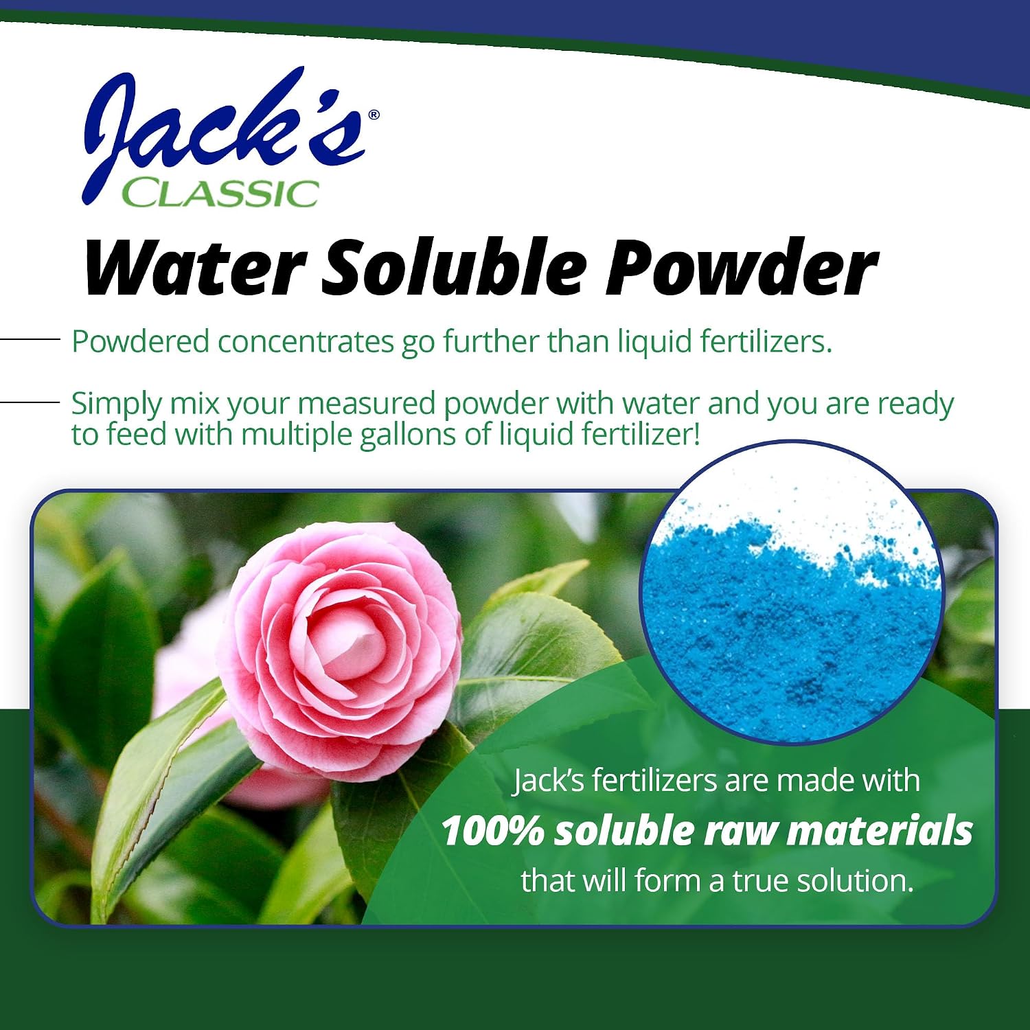 Jack's Classic 17-6-6 Acid Special Water-Soluble Fertilizer, 1.5lb | Powdered, Targeted Micronutrient Package, for Vegetative Growth and Blooms in Acid-Loving Plants, Liquid Root Drench