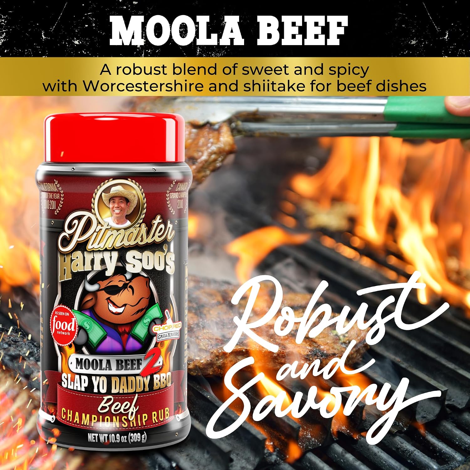 Slap Yo Daddy BBQ Rub Seasoning Jailbird Chicken - Award-Winning Poultry Seasoning Chicken Rub for Grilling and Smoking From Pitmaster Harry Soo - No MSG, Gluten-Free - 9.8 oz