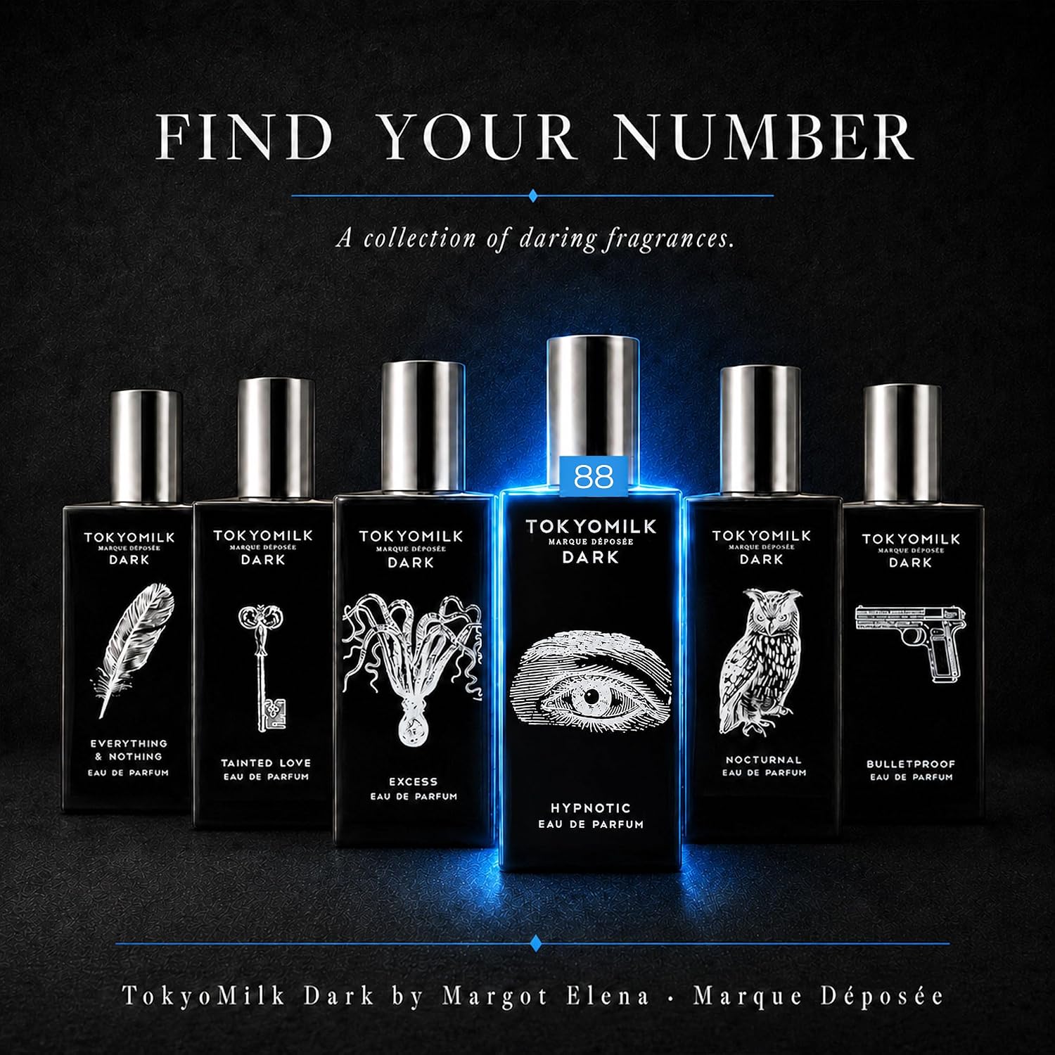 TOKYOMILK Dark Eau de Parfum, Alluring Luxury Perfume for Women & Men, Long Lasting Fragrance, Signature Ladies Essentials