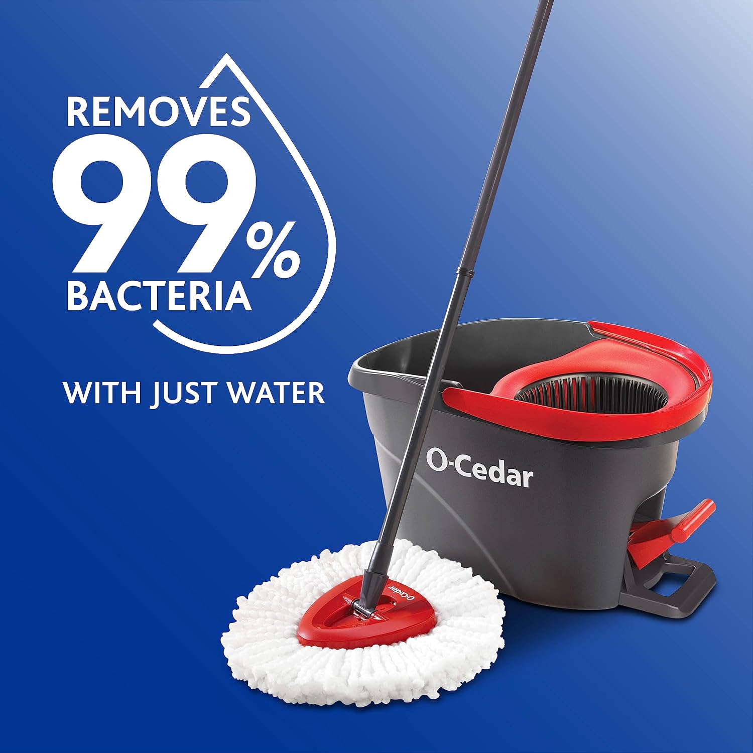 O-Cedar EasyWring Spin Mop Microfiber Refill, White Packaging May Vary