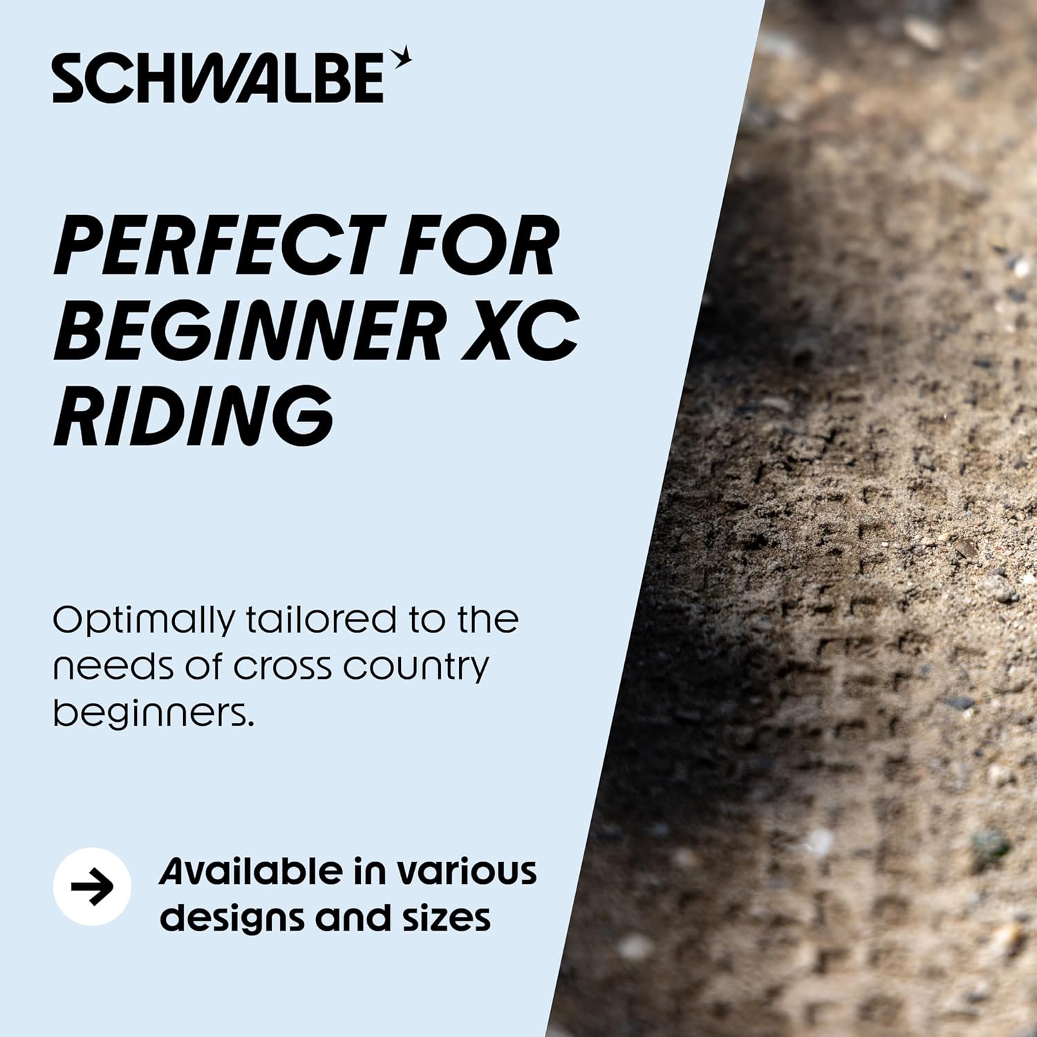 Schwalbe Rapid Rob MTB Bike tire – 26/27.5/29 inches – XC Profile, K-Guard Puncture Protection – Rear tire for Mountain Bikes – Schwalbe MTB tire