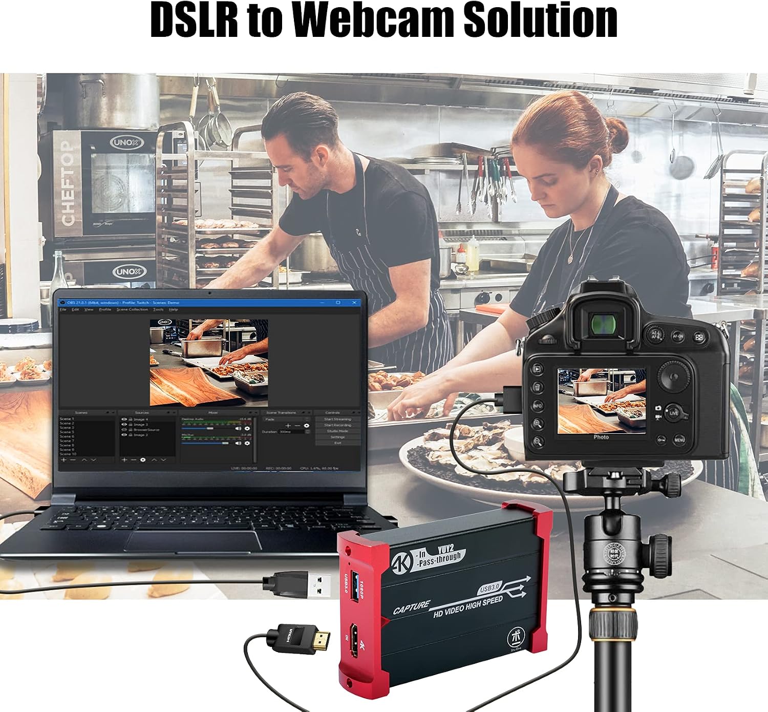 Capture Card for Nintendo Switch, USB3.0 1080P 60FPS Video Audio Capture Card