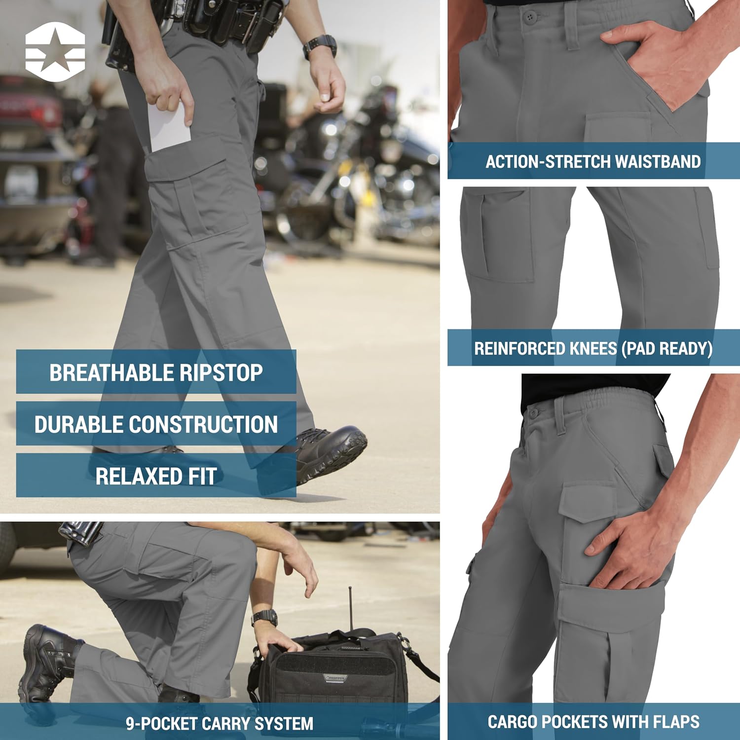 Propper Men's Tactical Uniform Pant | Ripstop Fabric Tactical Pants, Uniform Pants for Law Enforcement