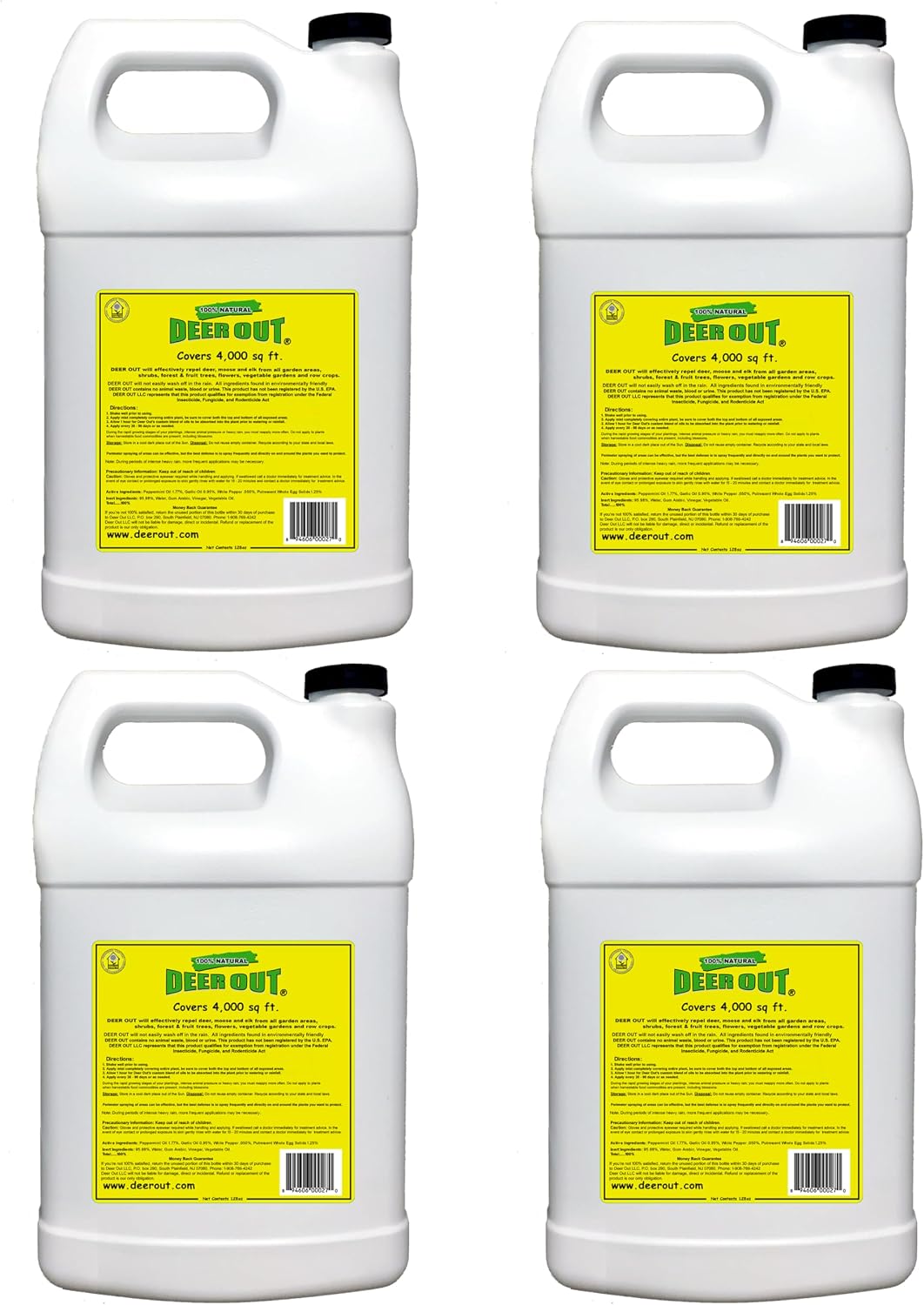 DEER OUT® 1 Gallon Ready-to-Use Refill - Deer Repellent.