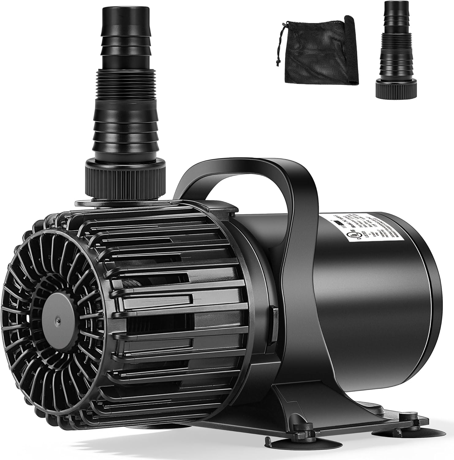 VIVOHOME 100W Pond Pump, 1600GPH Submersible Water Pump for Koi Pond