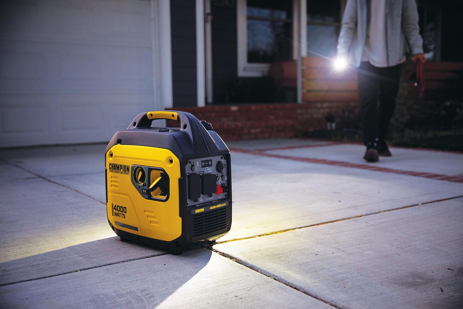 Champion Power Equipment 4000-Watt RV Ready Portable Inverter Generator with Quiet Technology and Free 3-Year Warranty