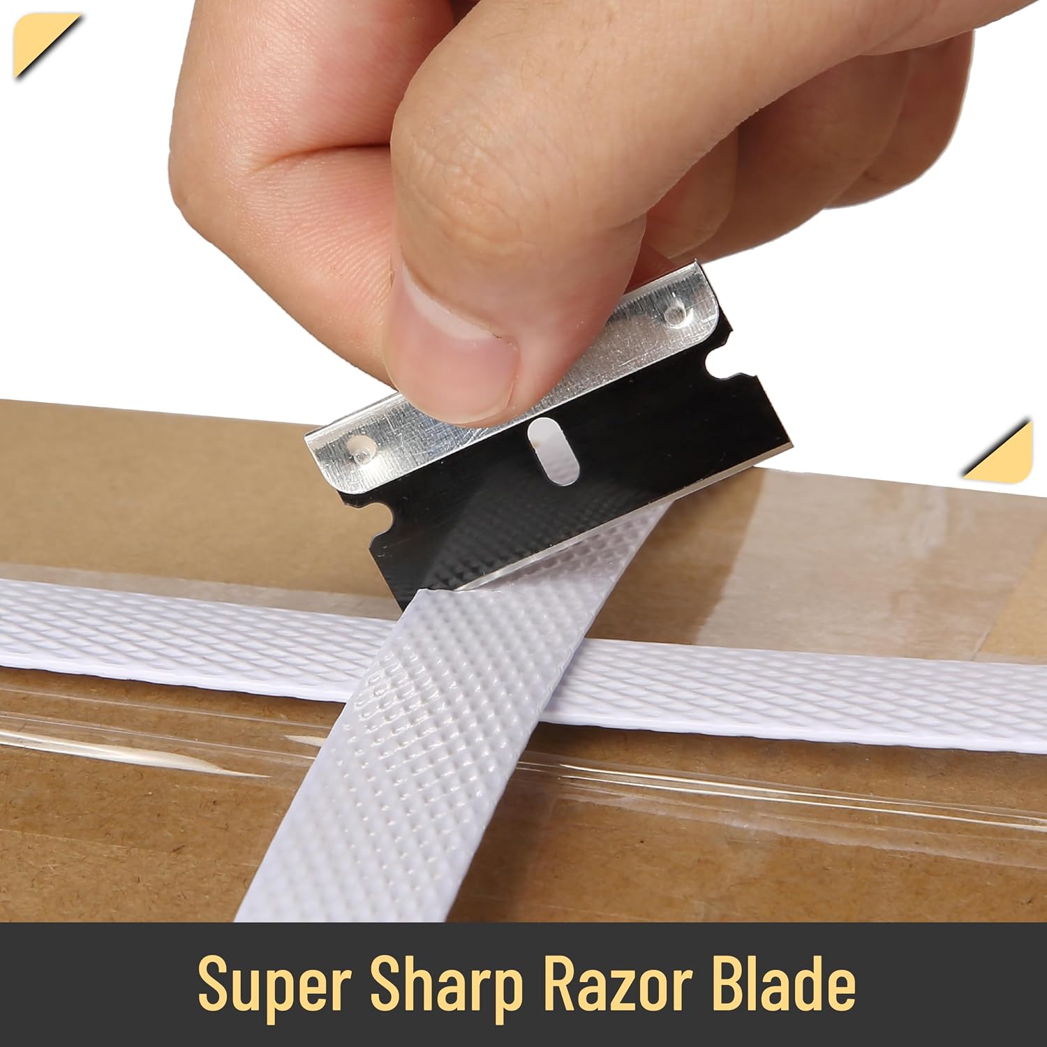 Bates- Razor Blades, 50 pcs, Carbon Steel Flat Scraper Blades