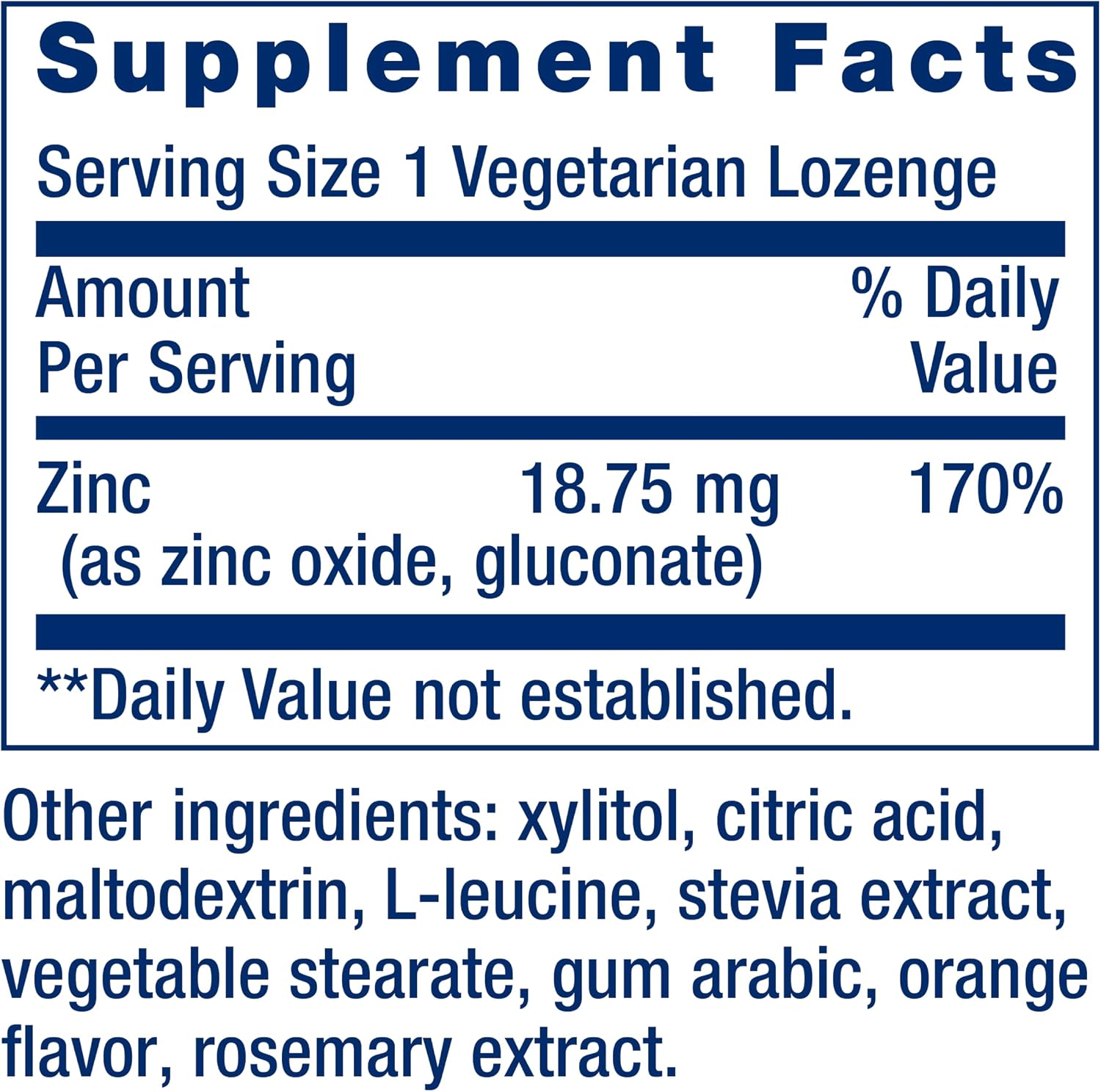 Life Extension Zinc Lozenges – Citrus-Orange Flavor – for Healthy Protein Synthesis & Immune Health - Inflammation Management Supplement - Gluten-Free, Non-GMO – 60 Vegetarian Lozenges | Made with Zinc Oxide & Zinc Gluconate, Fast-Acting Formula, Tasty C…