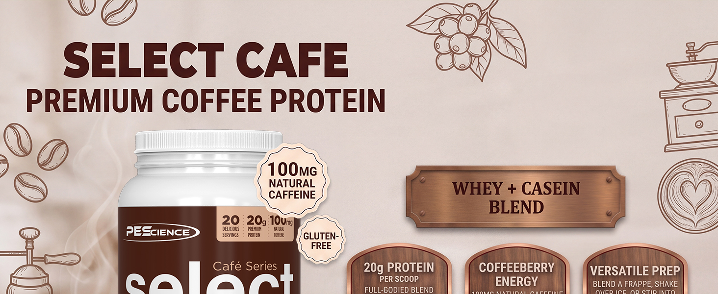 protein coffee powder mocha whey casein frappe iced isolate cold brew espresso caffeine shake mix