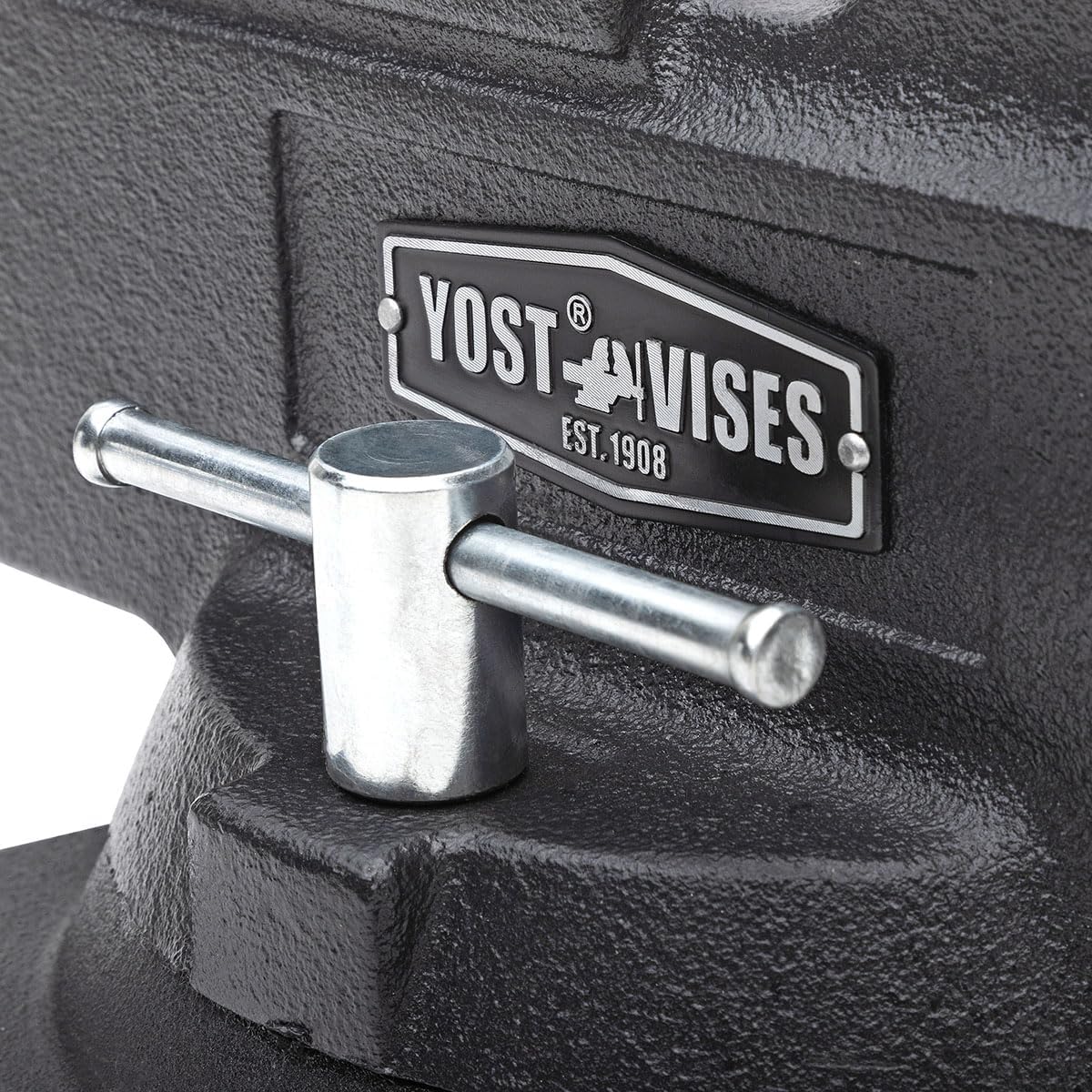 Yost Vises LV-4 Homeowner's Vise | 4.5 Inch Jaw Width with a 3 Inch Jaw Opening Home Vise | Secure Grip with Swivel Base | Blue