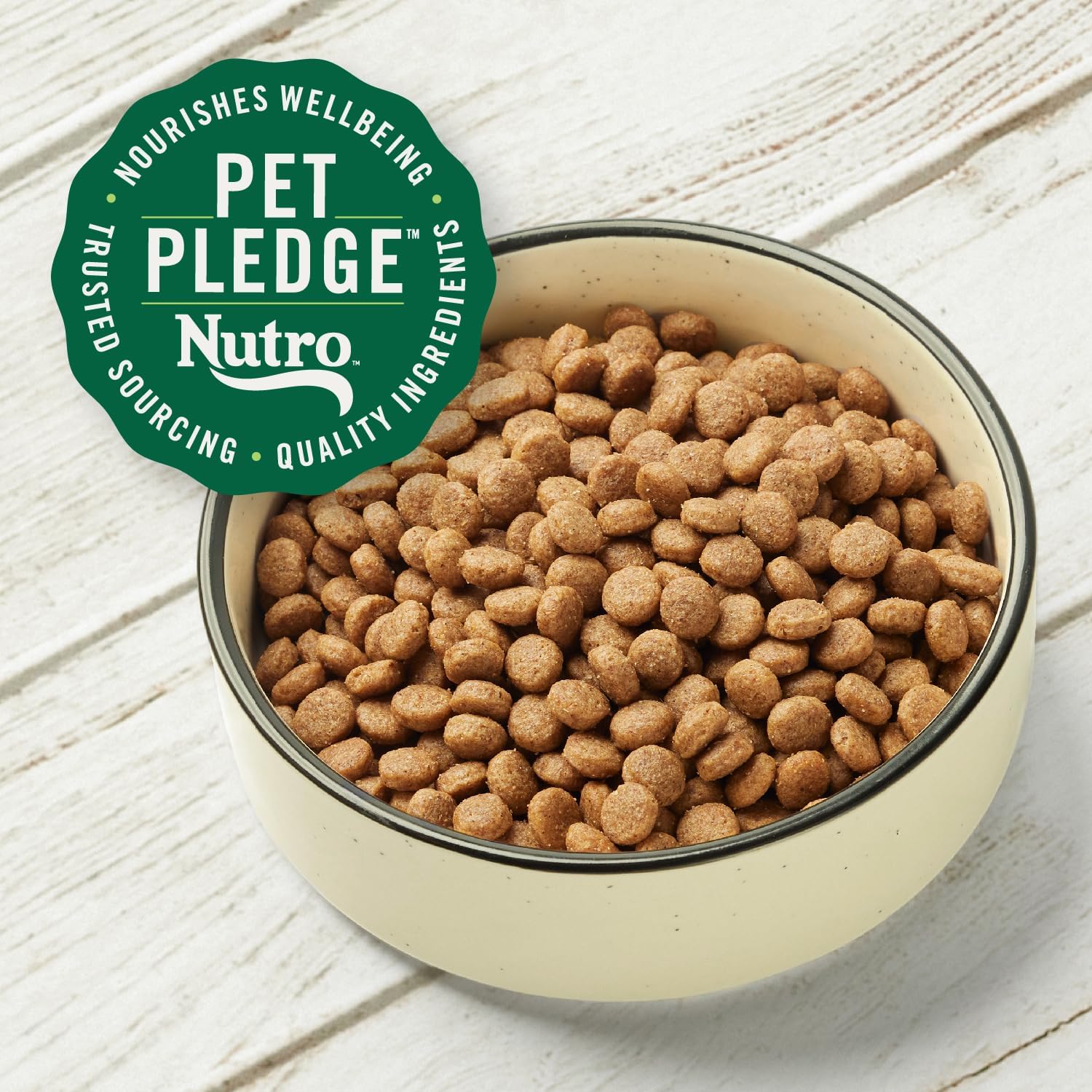 Nutro Max Adult Recipe Dry Dog Food, Farm-Raised Beef, 25 lb | Non-GMO ingredients, wholesome grains, no chicken by-product meal/corn, wheat, soy, supports muscles, energy & vitality