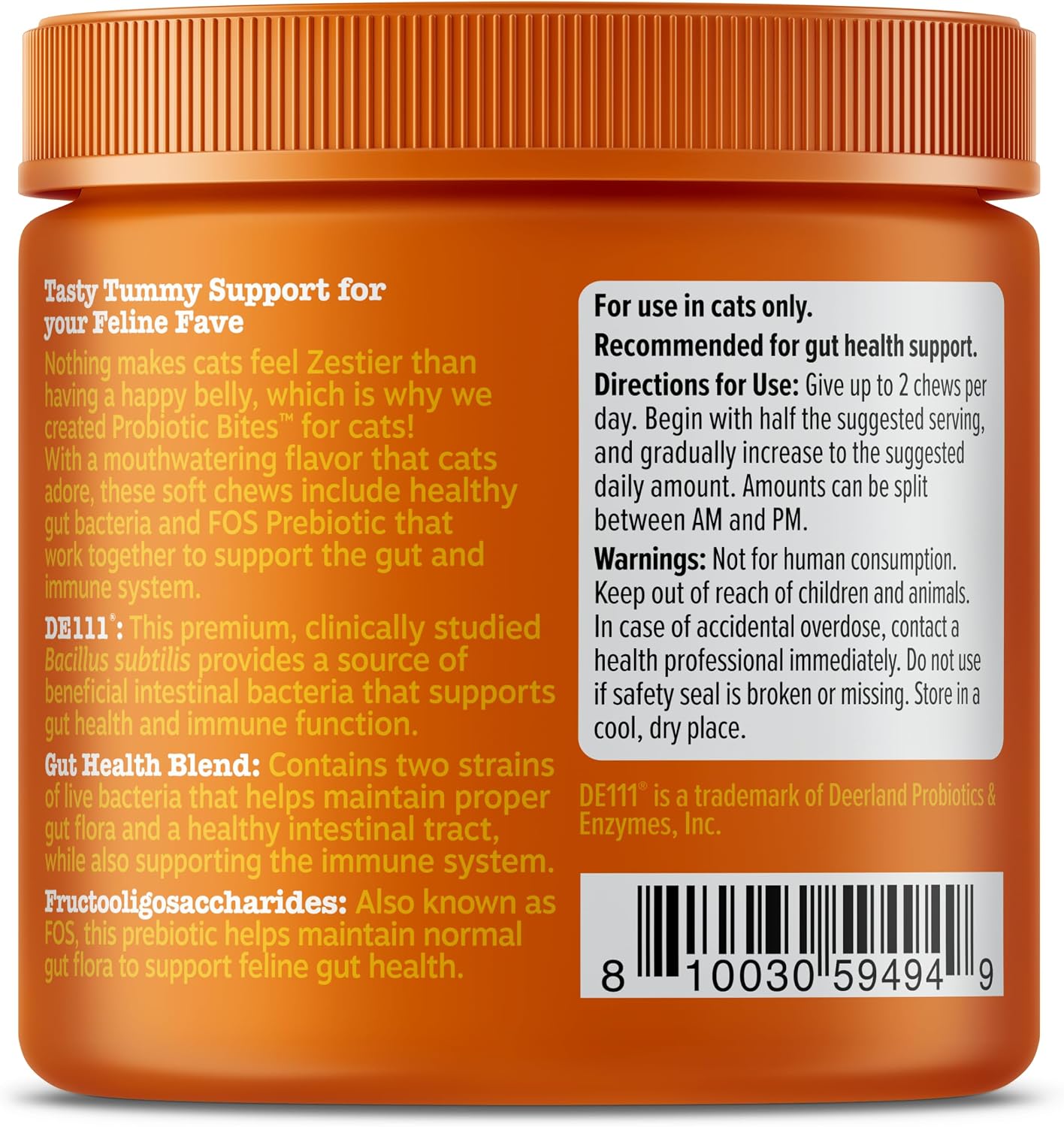 Zesty Paws Probiotics for Dogs - Digestive Enzymes for Gut Flora, Digestive Health, Diarrhea & Bowel Support - Clinically Studied DE111 - Dog Supplement Soft Chew for Pet Immune System - Pumpkin, 90ct