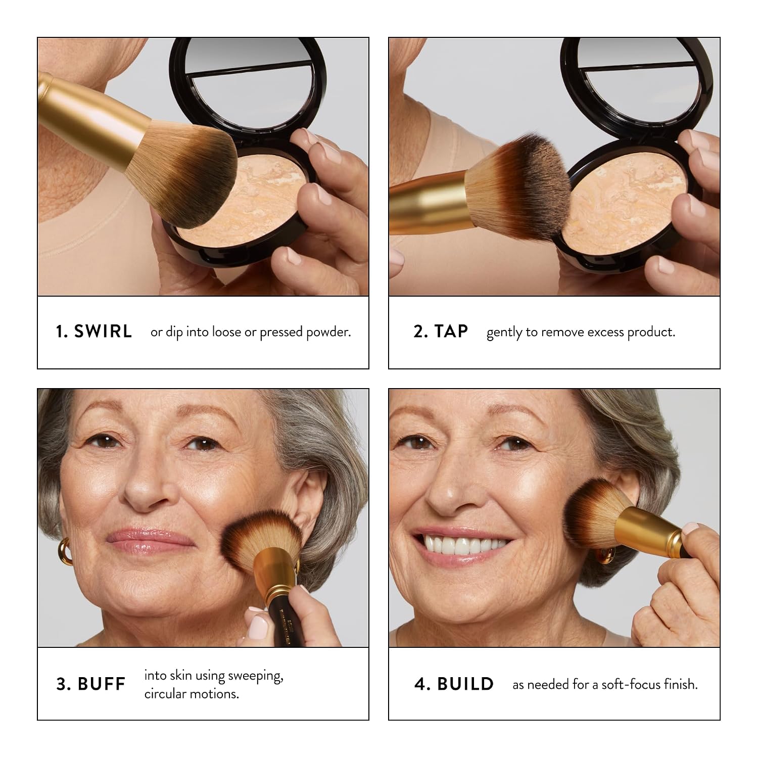 LAURA GELLER NEW YORK Makeup Brushes - Retractable Angled Kabuki Brush