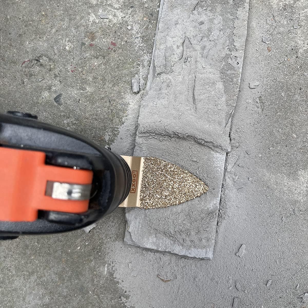 XXGO 4 Pcs Oscillating Multi Tool Diamond Grout Removal Blades XG4002D