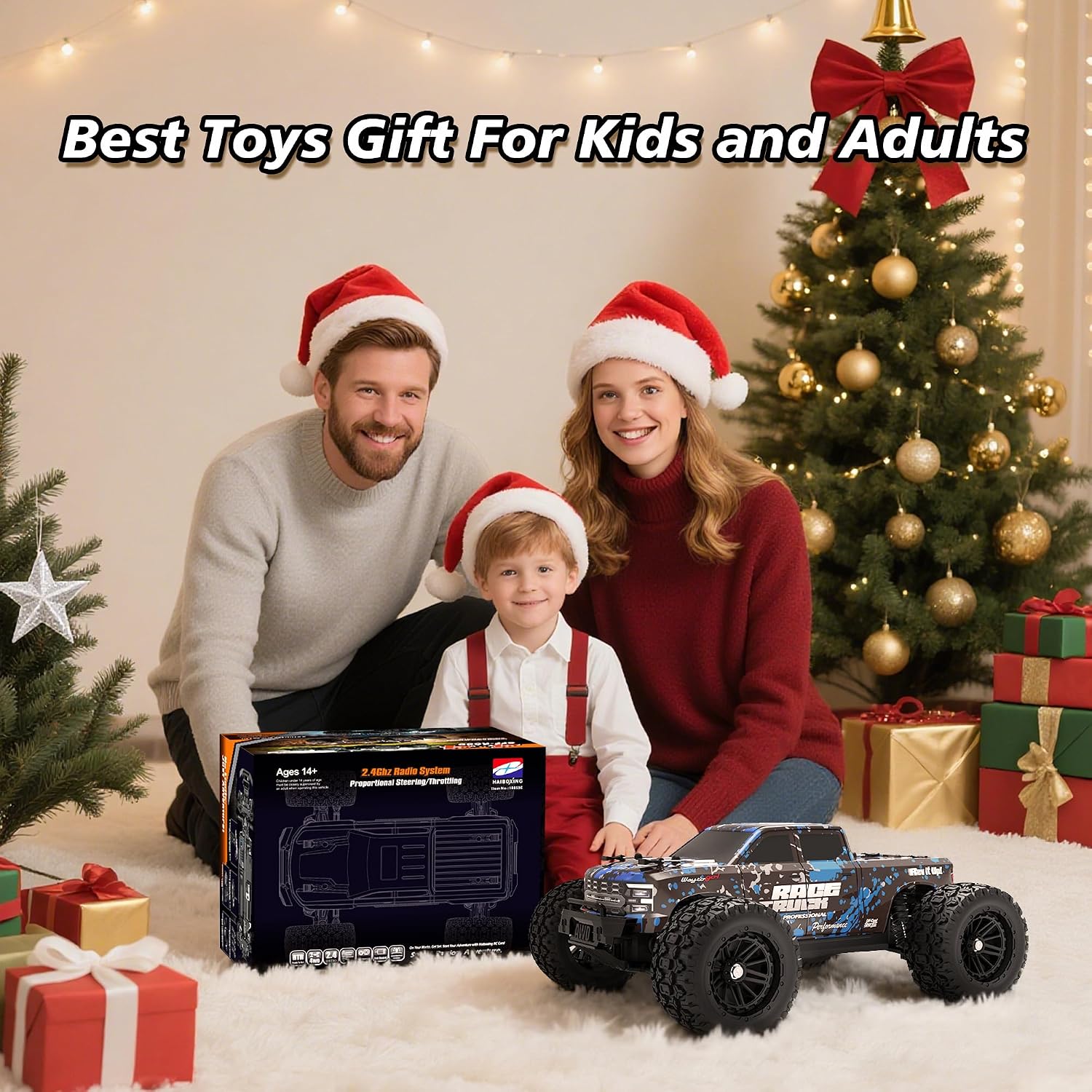 HAIBOXING RC Cars 1/18 Scale 4WD Off-Road Monster Trucks with 36+KM/H High Speed
