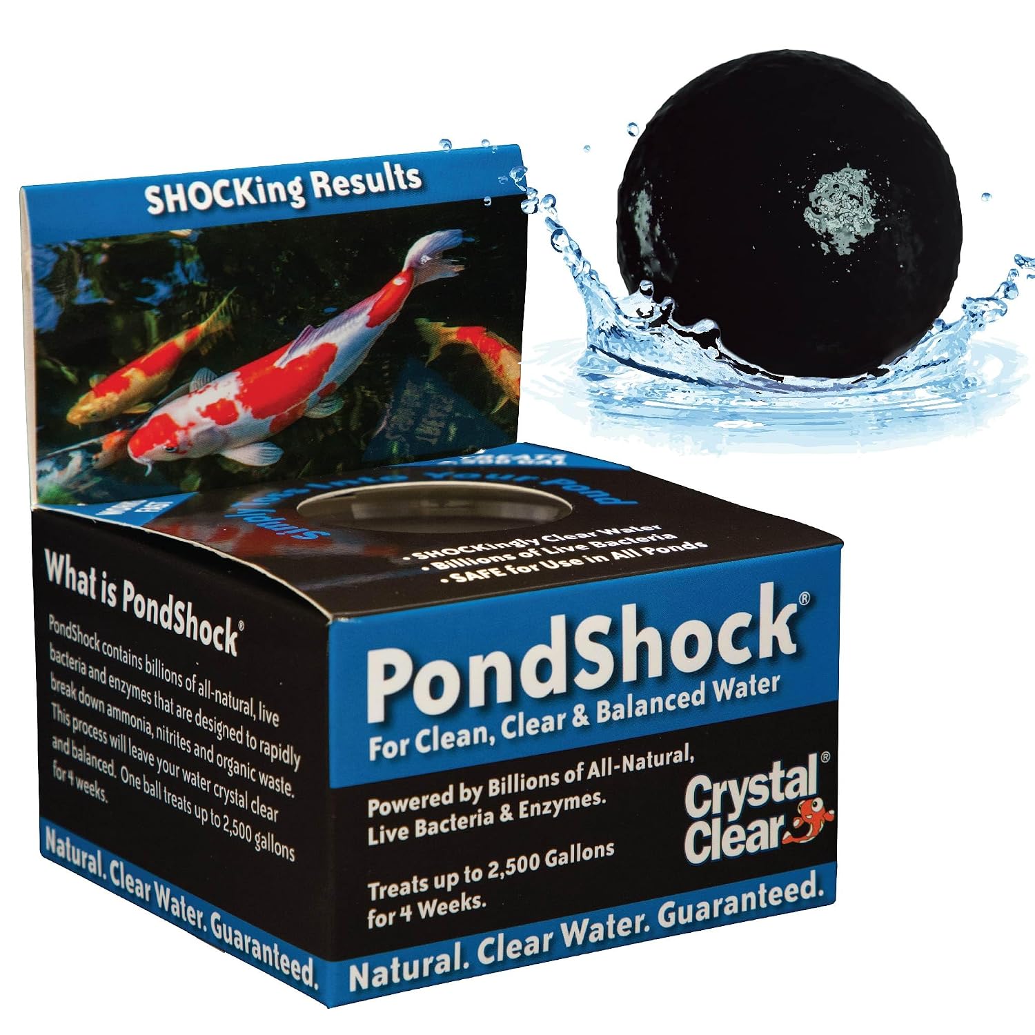 CrystalClear PondShock Ball Freshwater Clarifier