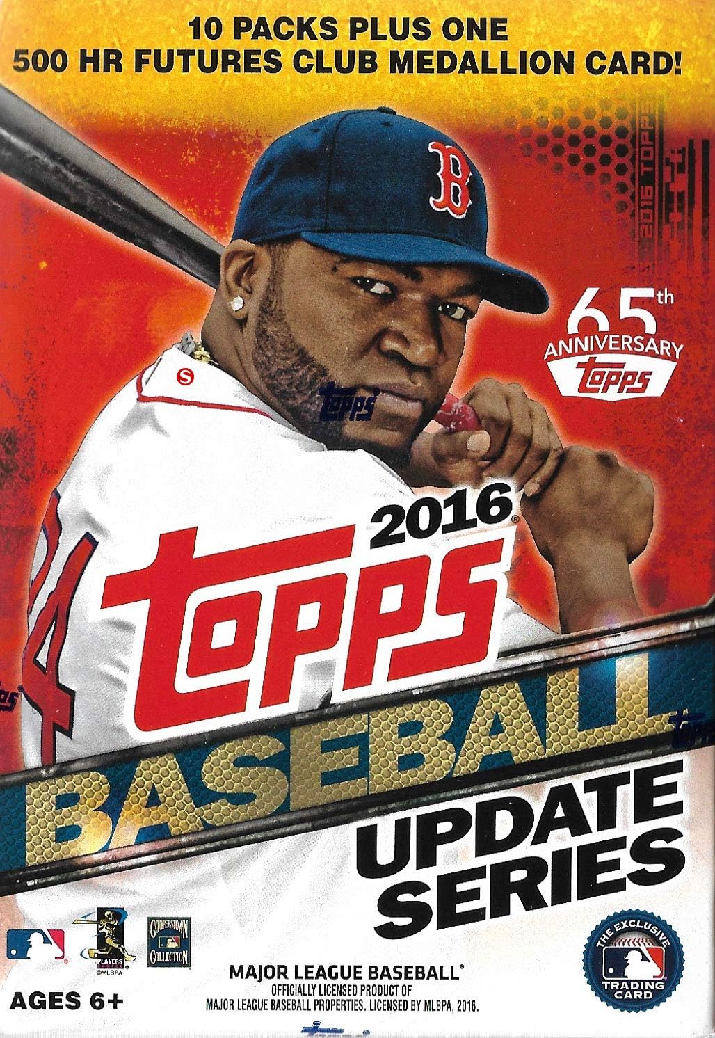2016 Topps Traded Update and Highlights Series MLB Baseball Box of Packs with One Exclusive Home Run Futures Commemorative Medallion Card and 10