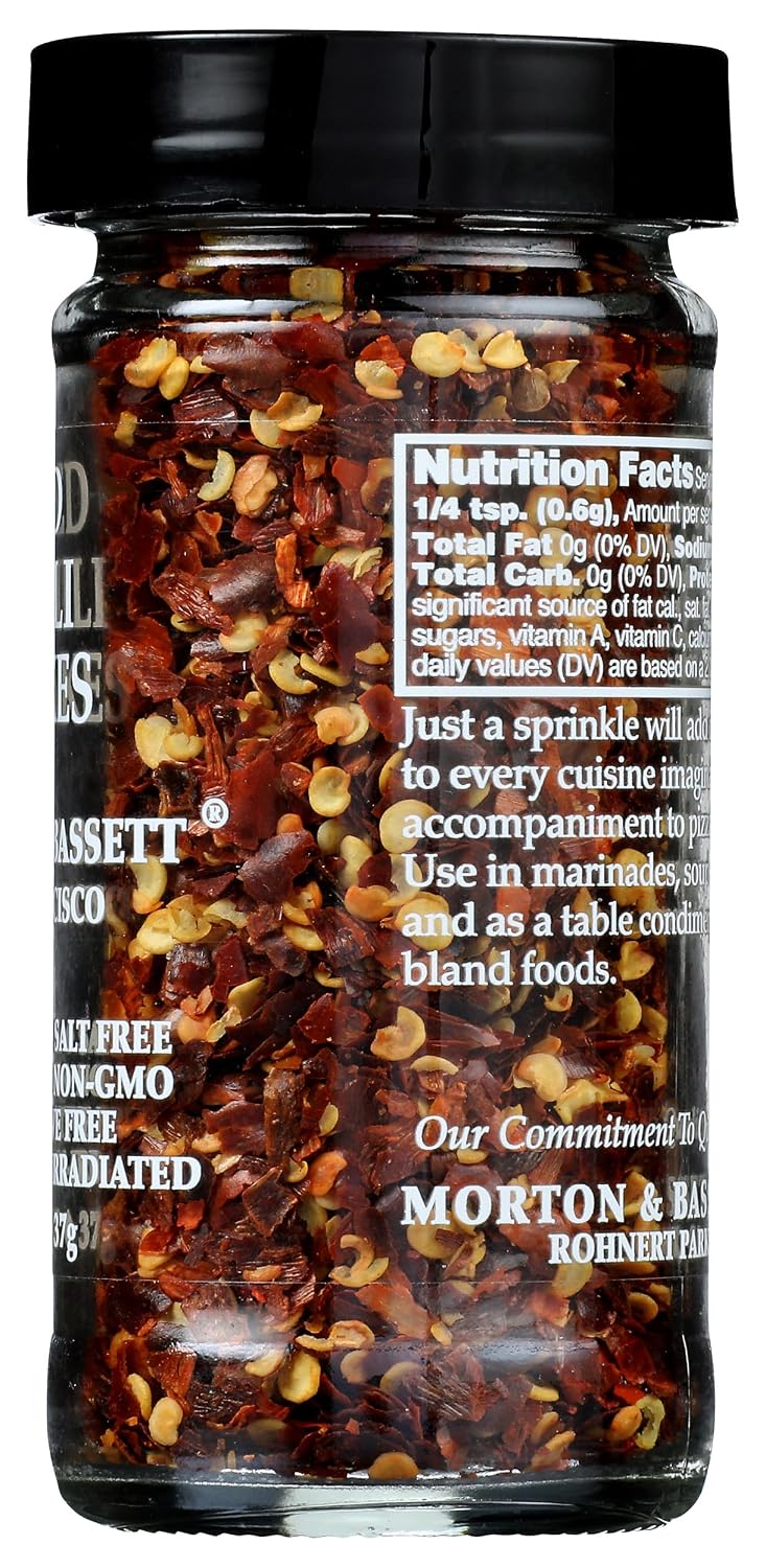 Morton & Bassett Cayenne Pepper, 1.8 oz – Non-GMO, Salt-Free, Bold and Spicy for Heat, Sauces & Mexican Cuisine