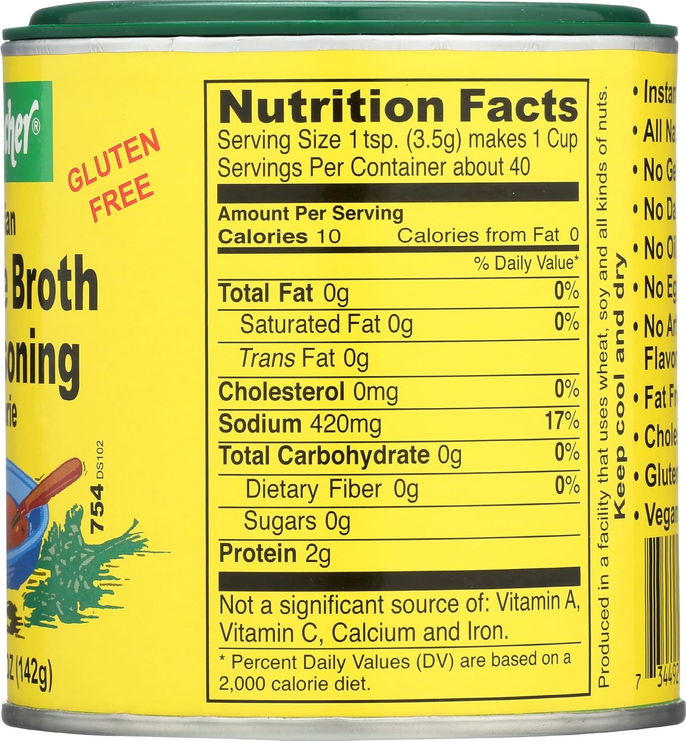 Seitenbacher Vegetable Broth and Seasoning - 5 oz. can