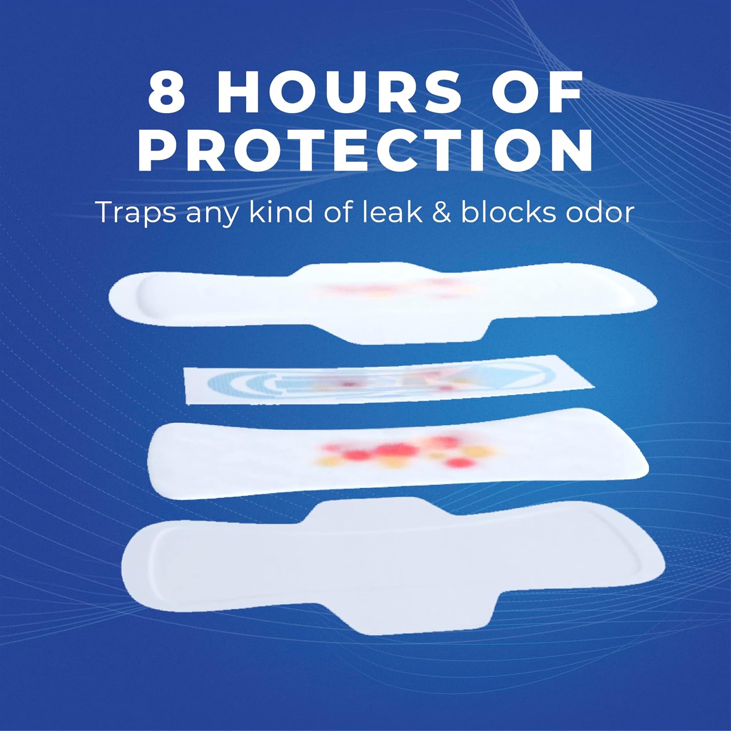 Stayfree Ultra Thin Overnight Pads with Wings, For Women, Reliable Protection and Absorbency of Feminine Moisture, Leaks and Periods