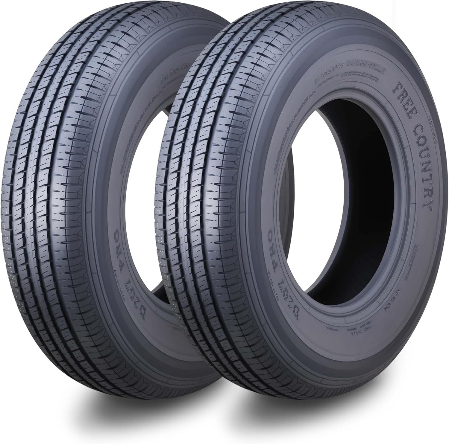 FREE COUNTRY 2 Premium Trailer Tire ST225/75R15 10PR LRE 117N w/Scuff Guard