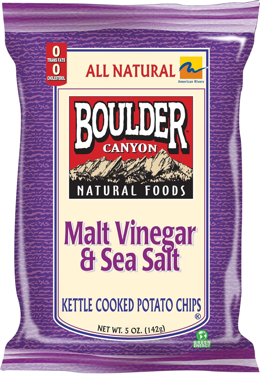 Boulder Canyon Avocado Oil Sea Salt Potato Chips 6 Count, 1.25 OZ