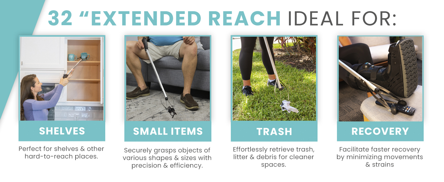 Trash grabbers and pickers