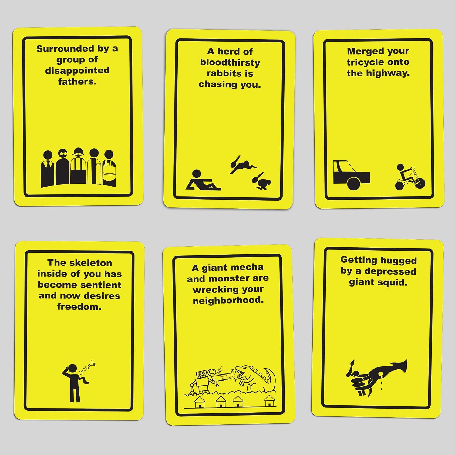 ORIGAMI WHALE Danger The Game: The Card Game of Bizarre Dangers and Rescues - Family & Adult Game Night - Easy to Learn - Party Games - Family Board