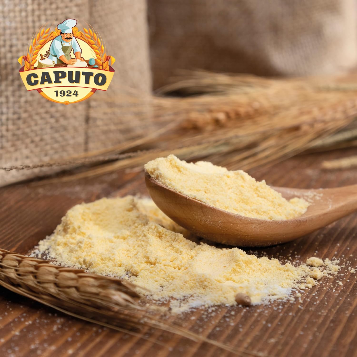 Antimo Caputo Semolina Wheat Flour 2.2 LB (Pack of 6) Bulk - Italian Durum Semola Di Grano - All Natural Dough for Fresh Pasta