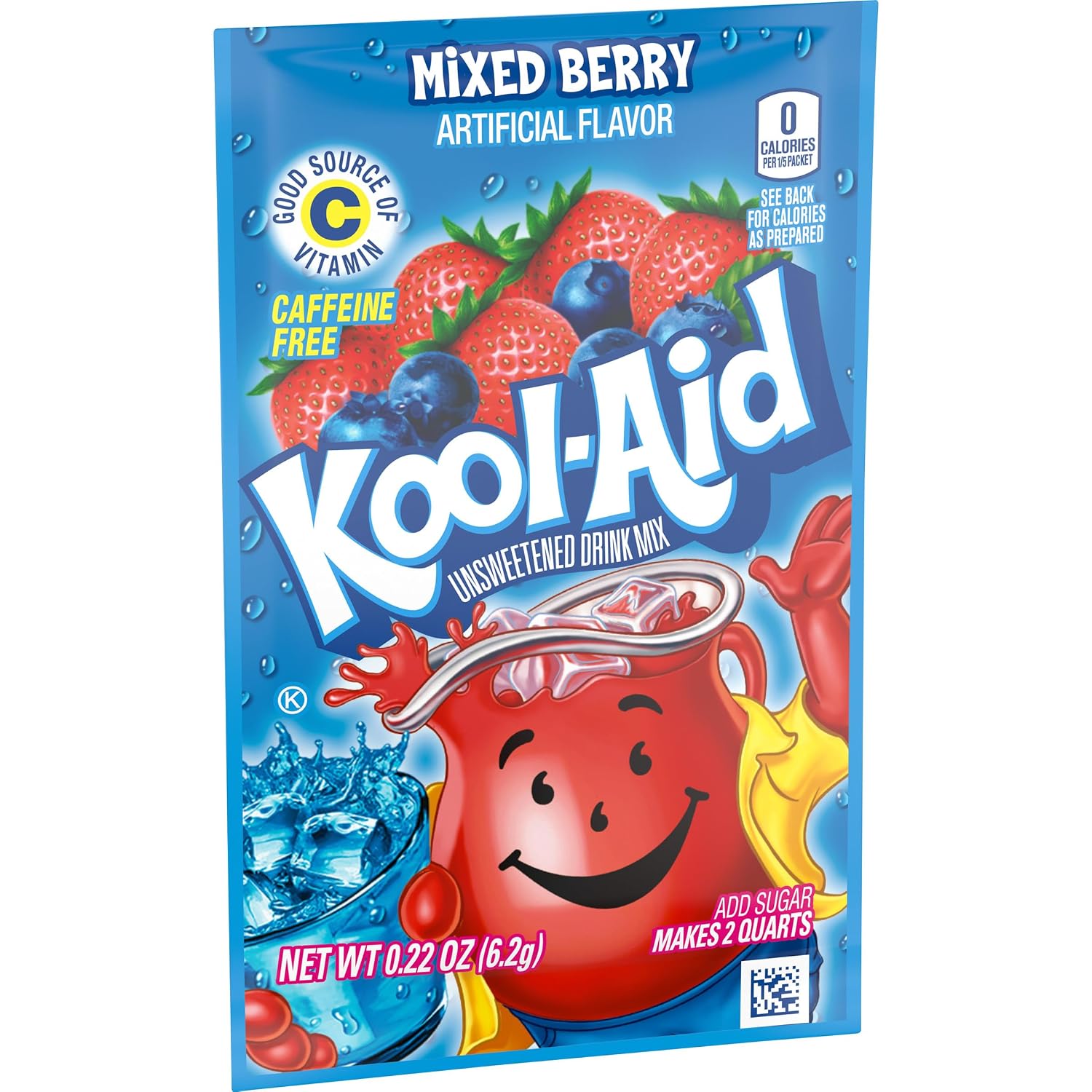 Kool-Aid Drink Mix, Tropical Punch, 19 oz | for Flavorful Hydration and Shareable Refreshment Good Source of Vitamin C, Caffeine Free Gluten Free