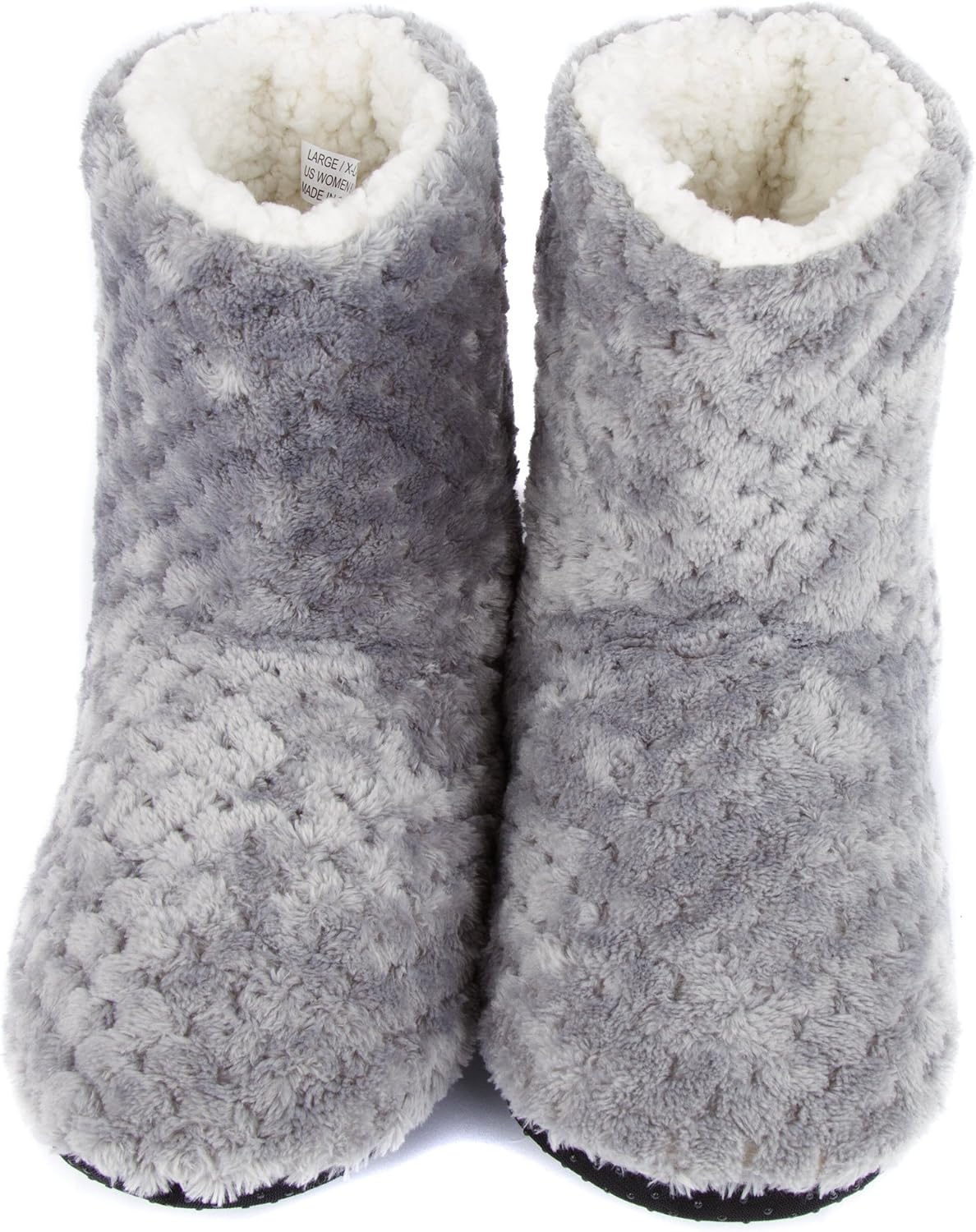 Leisureland Women's Fleece Lined Bootie Slippers