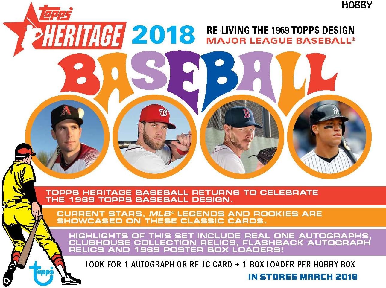 2018 Topps Heritage Baseball Cards - Complete 400 Card Set