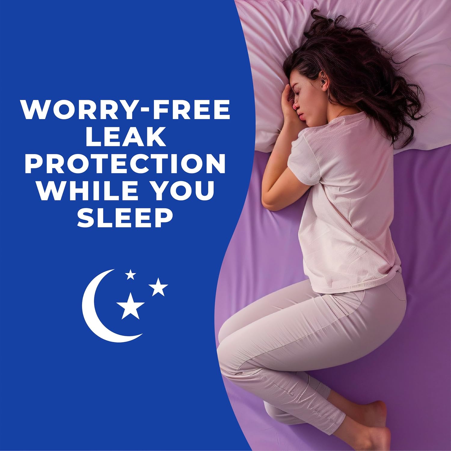 Stayfree Ultra Thin Overnight Pads with Wings, For Women, Reliable Protection and Absorbency of Feminine Moisture, Leaks and Periods