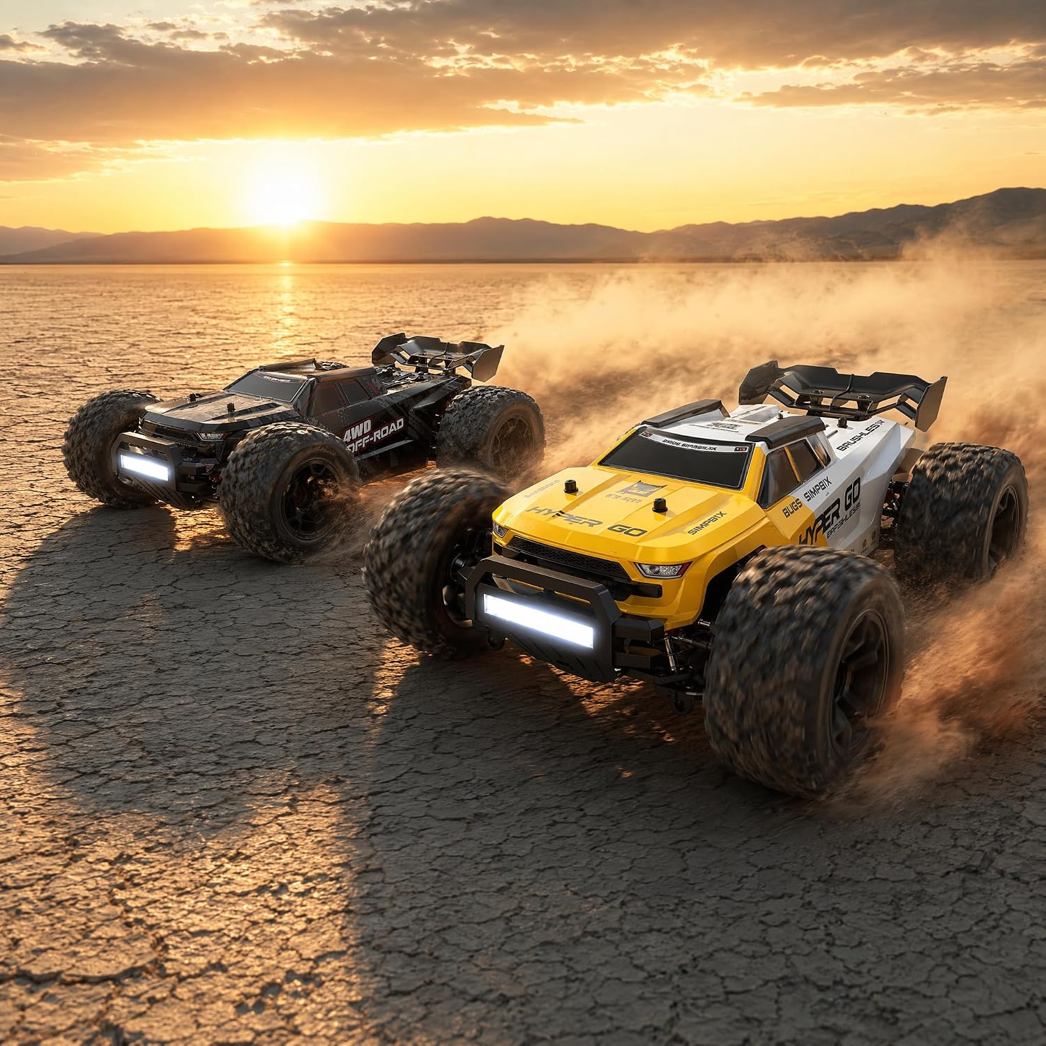 MJX 14207 1/14 Scale Brushless RC Truck, 4WD High Speed Off-Road RC Car with 2852 4200KV Motor, 50A ESC, Aluminum Chassis, 2.4GHz Remote
