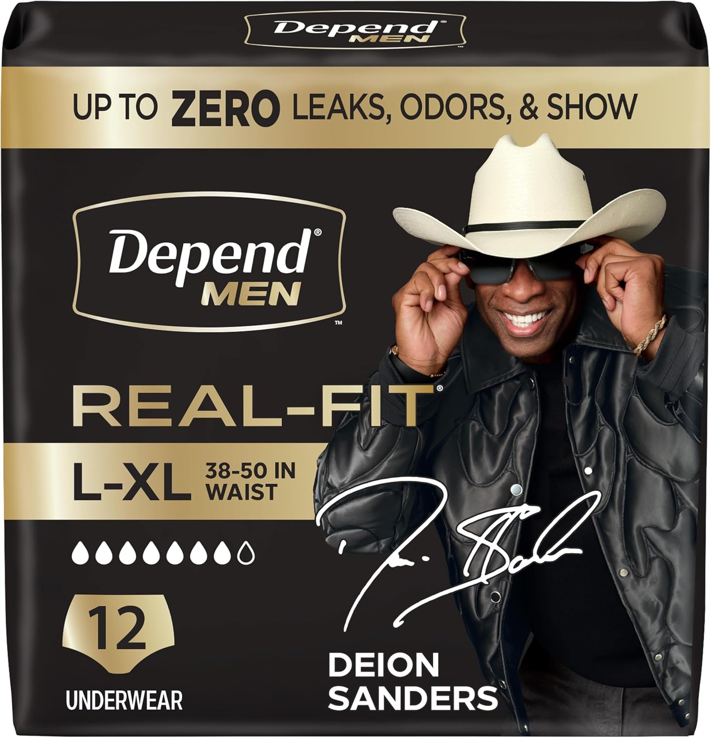 Depend Real Fit Adult Diapers, Incontinence Underwear for Men, Disposable, Maximum Absorbency, Small/Medium, Grey, 56 Count (2 Packs of 28), Packaging May Vary