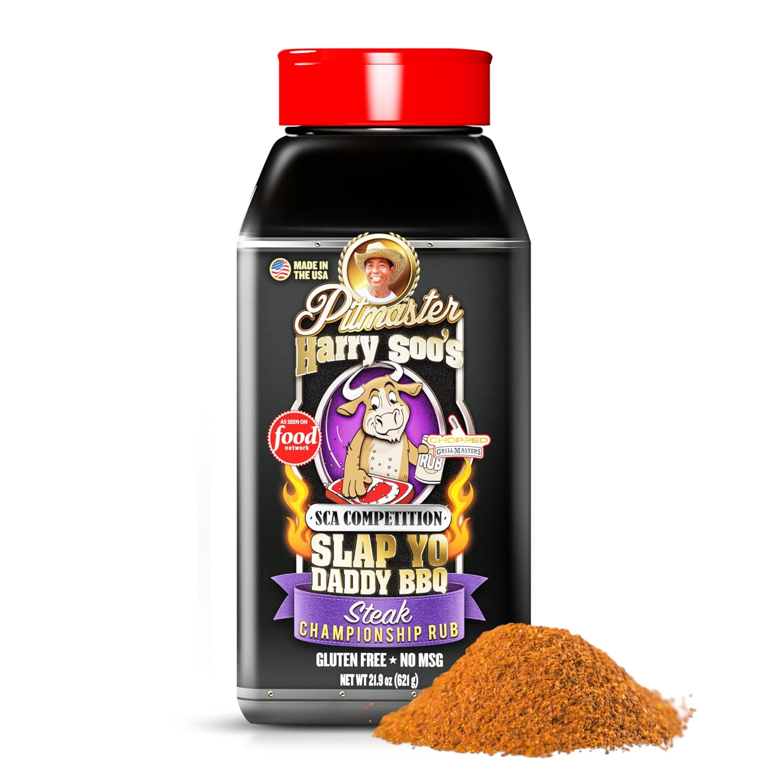 Slap Yo Daddy BBQ Rub Seasoning Jailbird Chicken - Award-Winning Poultry Seasoning Chicken Rub for Grilling and Smoking From Pitmaster Harry Soo - No MSG, Gluten-Free - 9.8 oz