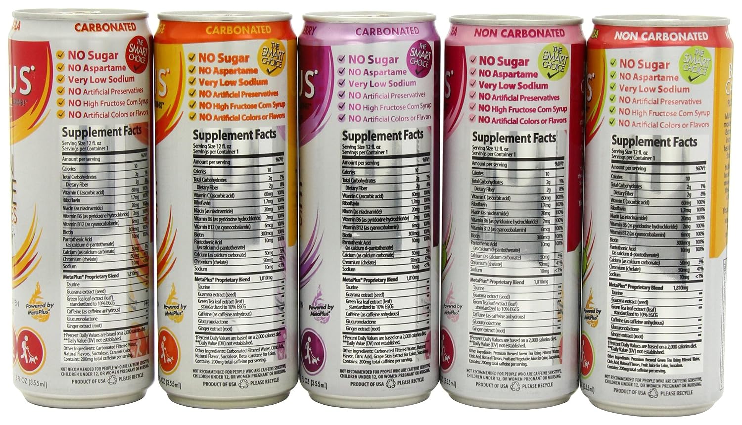 CELSIUS Fitness Drink 9-Flavor Variety Pack, Zero Sugar, Slim Can 12 Fl Oz (Pack of 12)