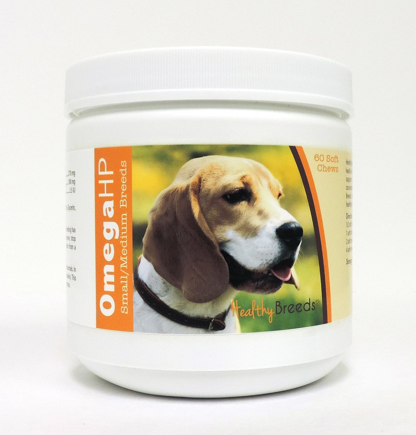 Healthy Breeds Siberian Husky Omega HP Fatty Acid Skin and Coat Support Soft Chews 60 Count