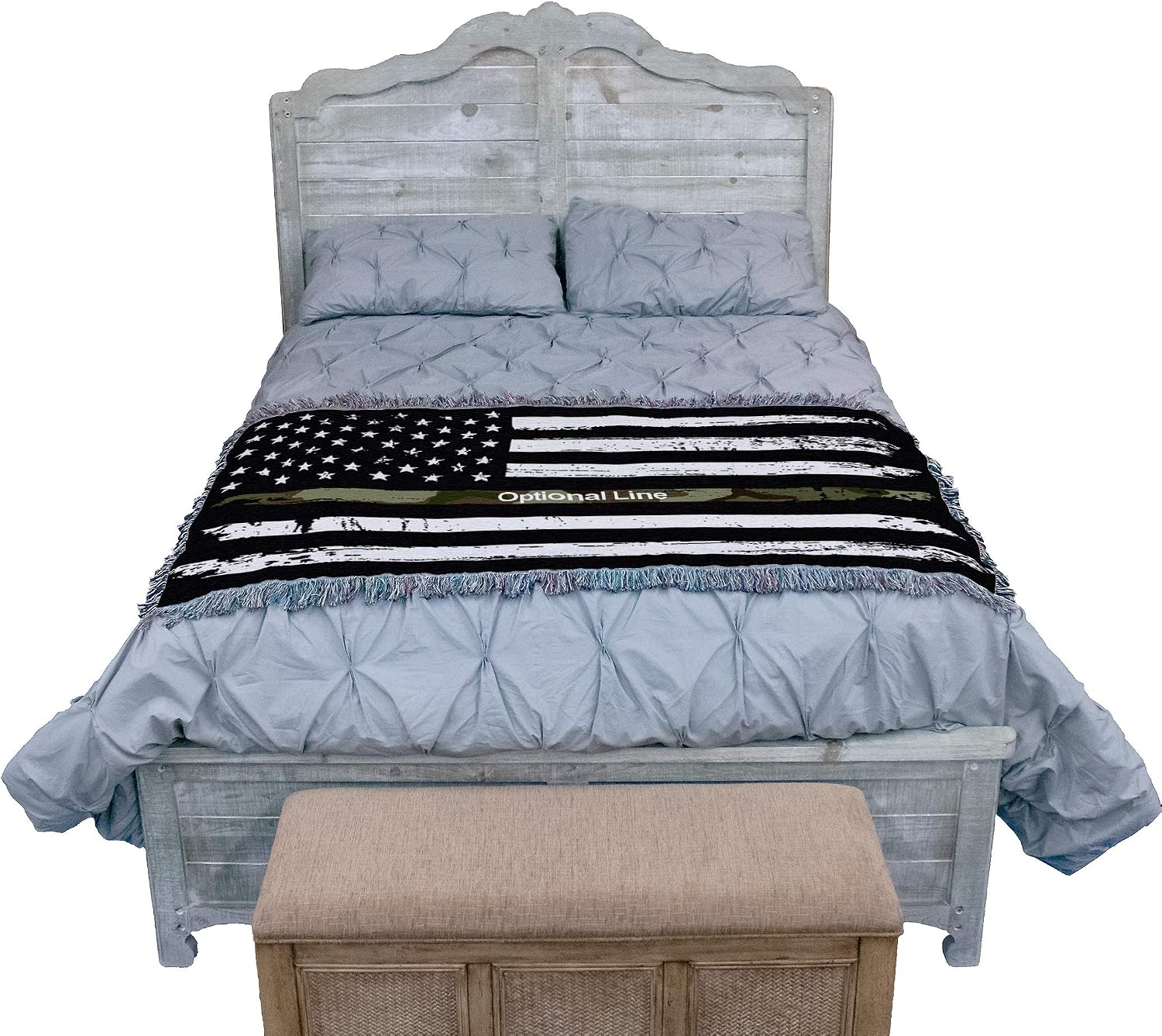 Pure Country Weavers US Army -Military Service Mark Seal Blanket Eagle - Gift Military Tapestry Throw Woven from Cotton - Made in the USA (72x54)