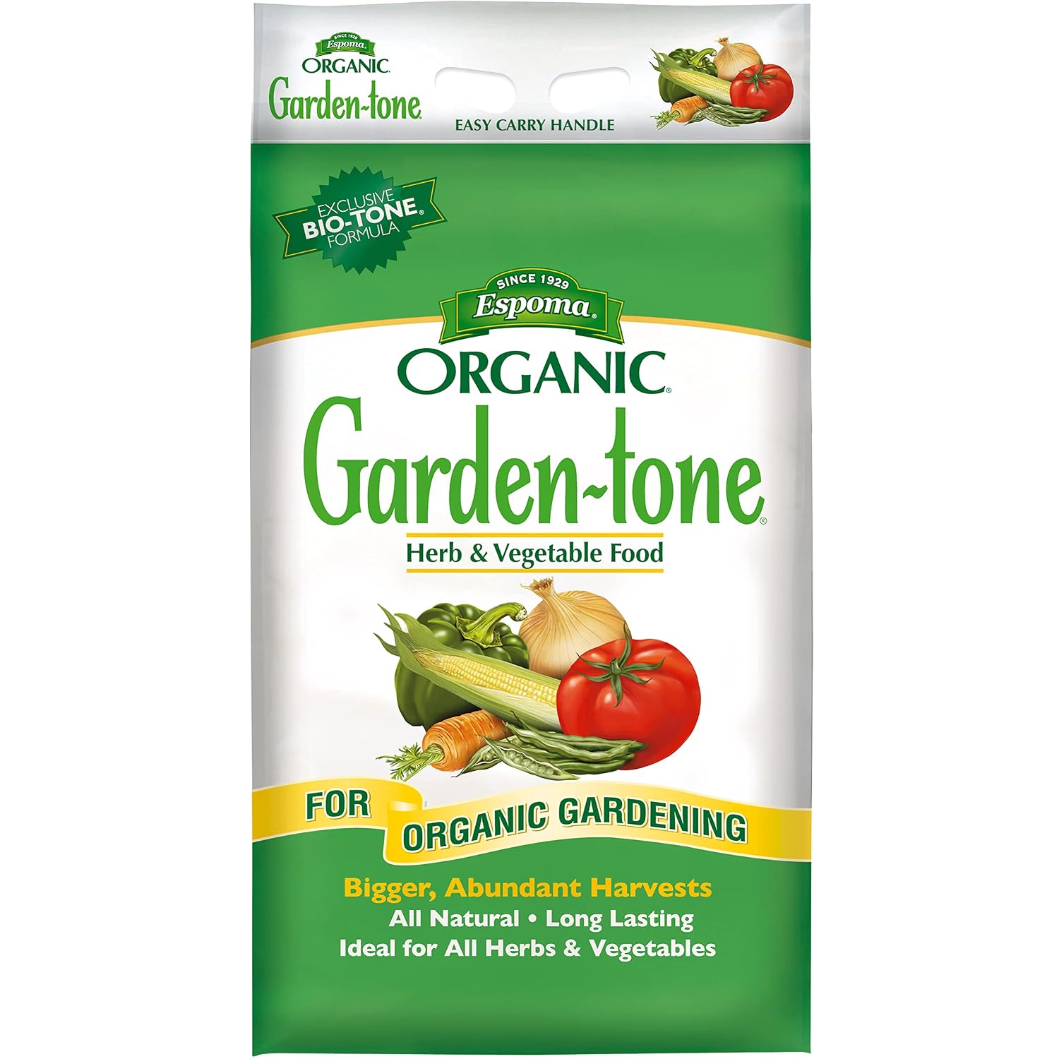 Espoma Organic Garden-Tone 3-4-4 Organic Fertilizer for Cool & Warm Season Vegetables and Herbs. Grow an Abundant Harvest of Nutritious and