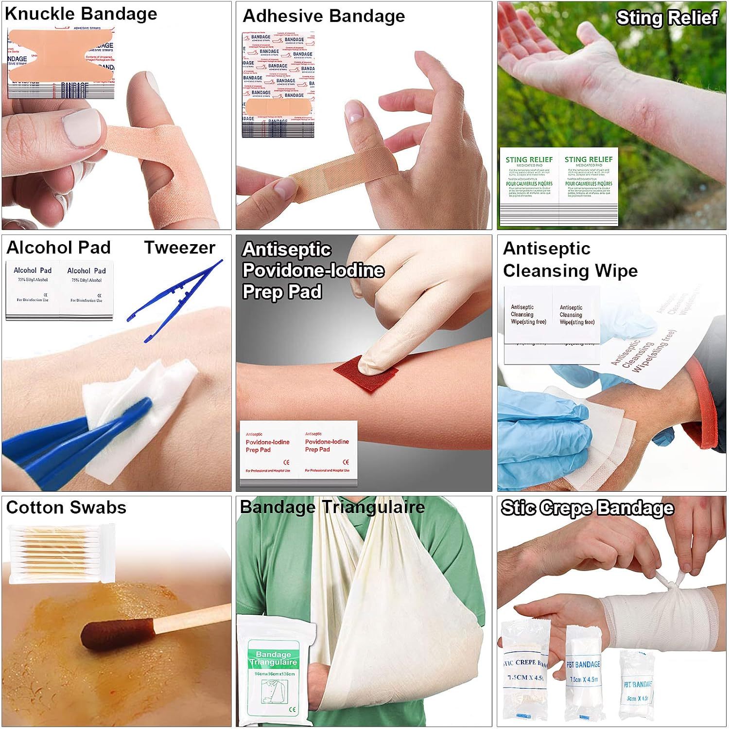 216 Pcs Survival First Aid Kits