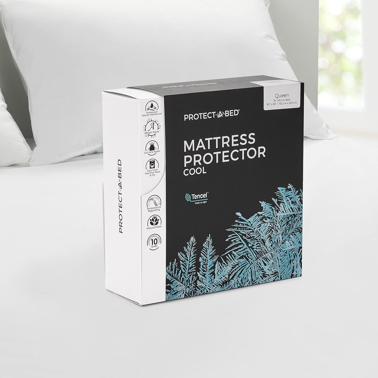 Protect-A-Bed Cool Waterproof Mattress Protector, King