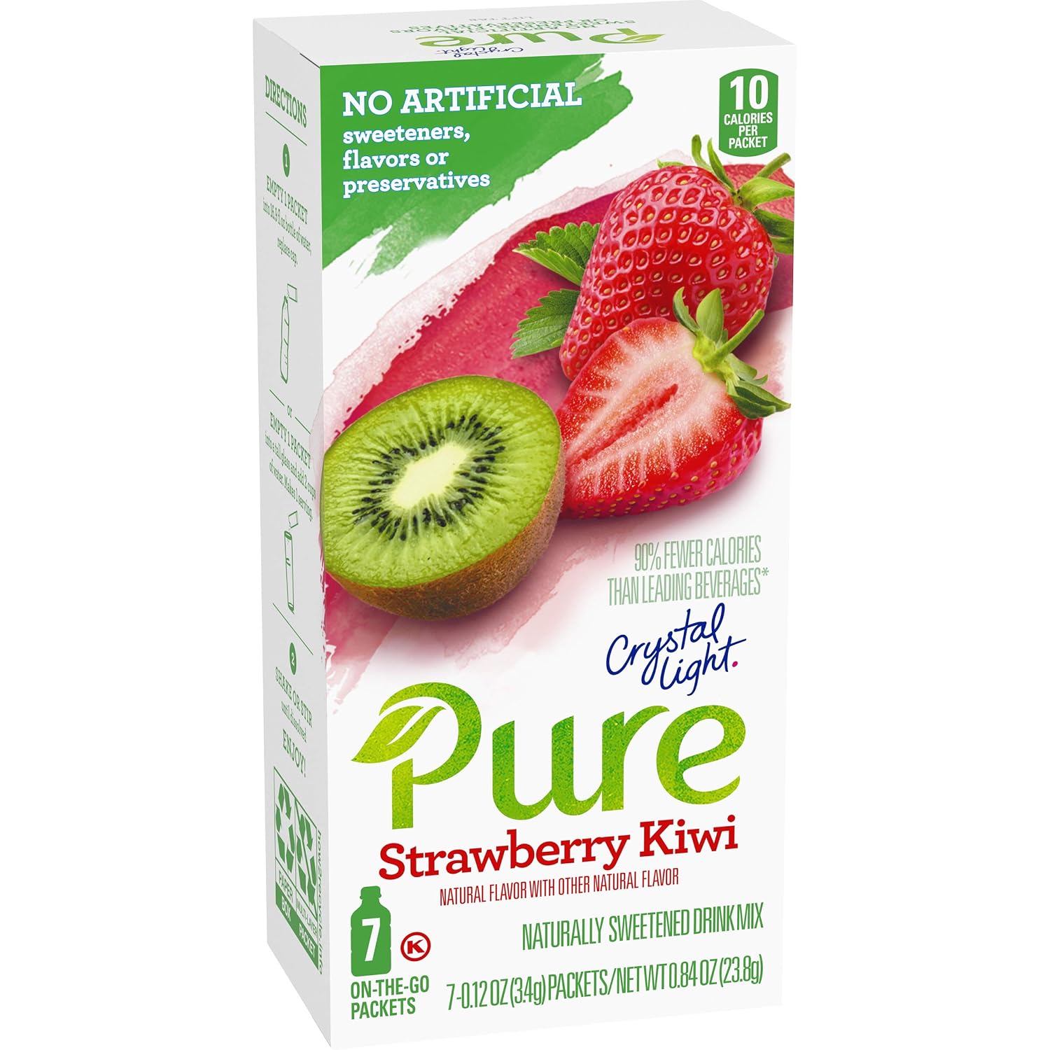 Crystal Light Powdered Drink Mix, 120 On-the-Go Pkts, Wild Strawberry